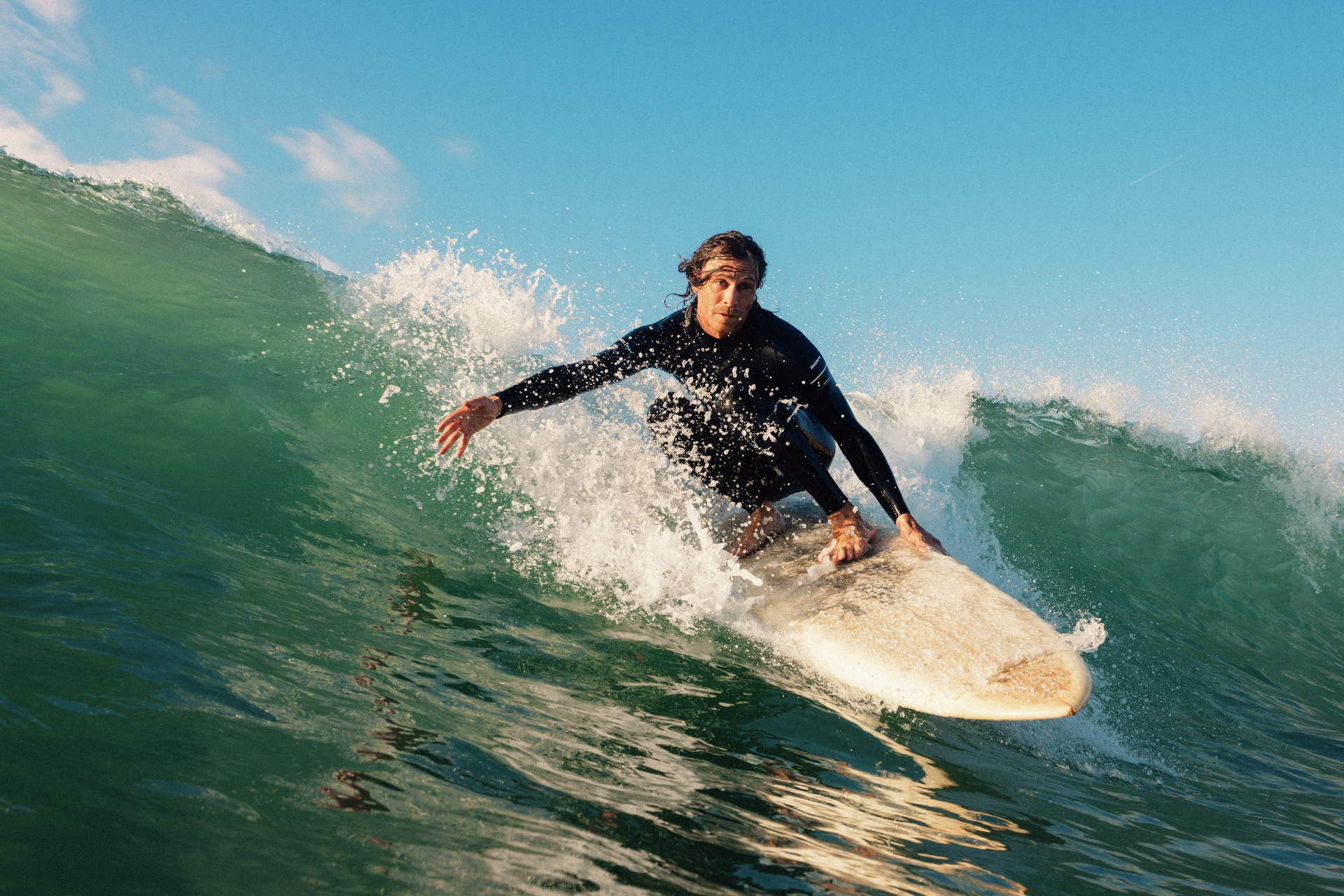 Man surfing