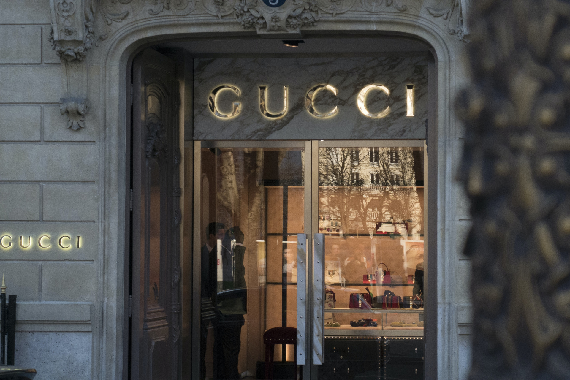 Gucci storefront