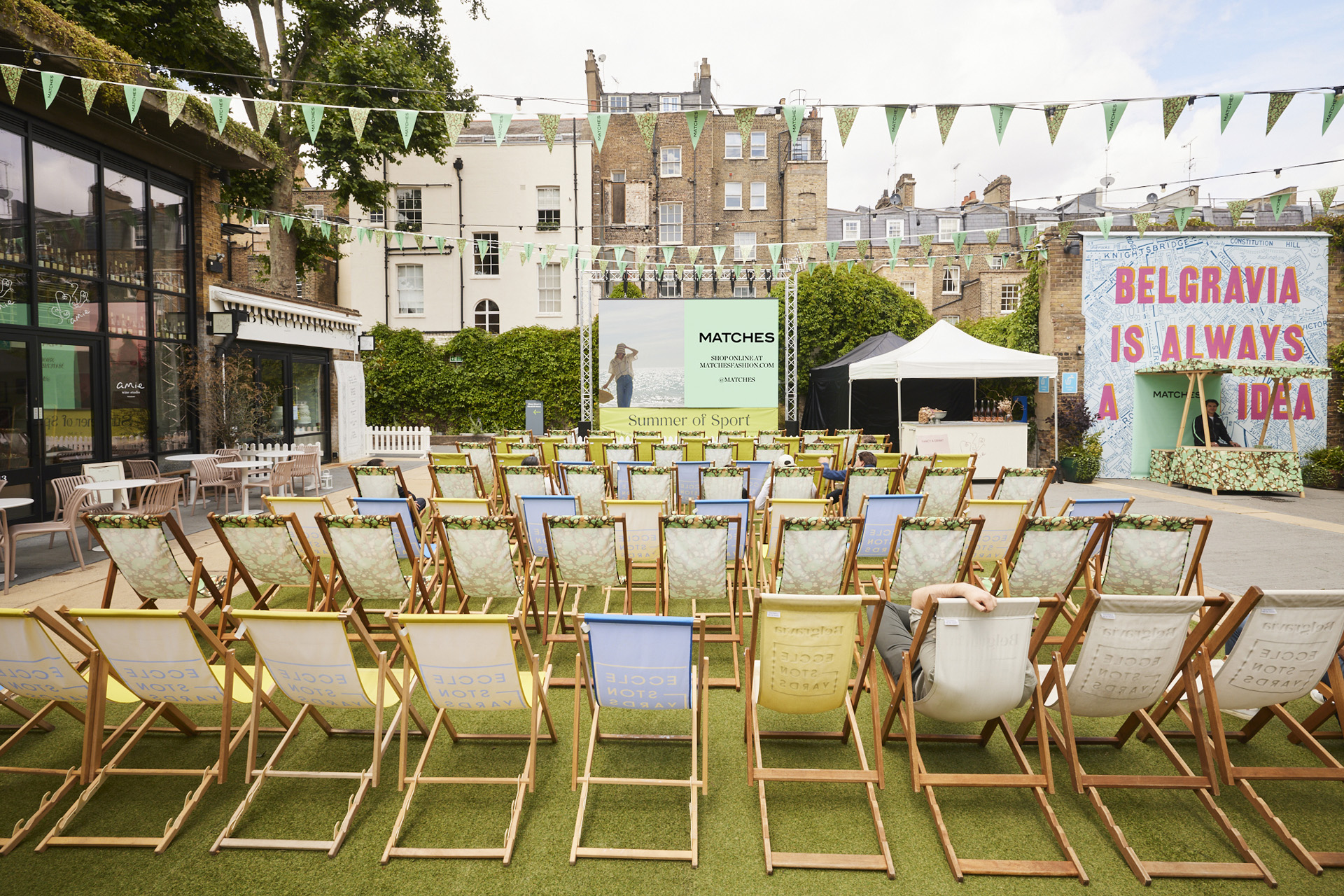 MATCHES at Eccleston Yards for Wimbledon