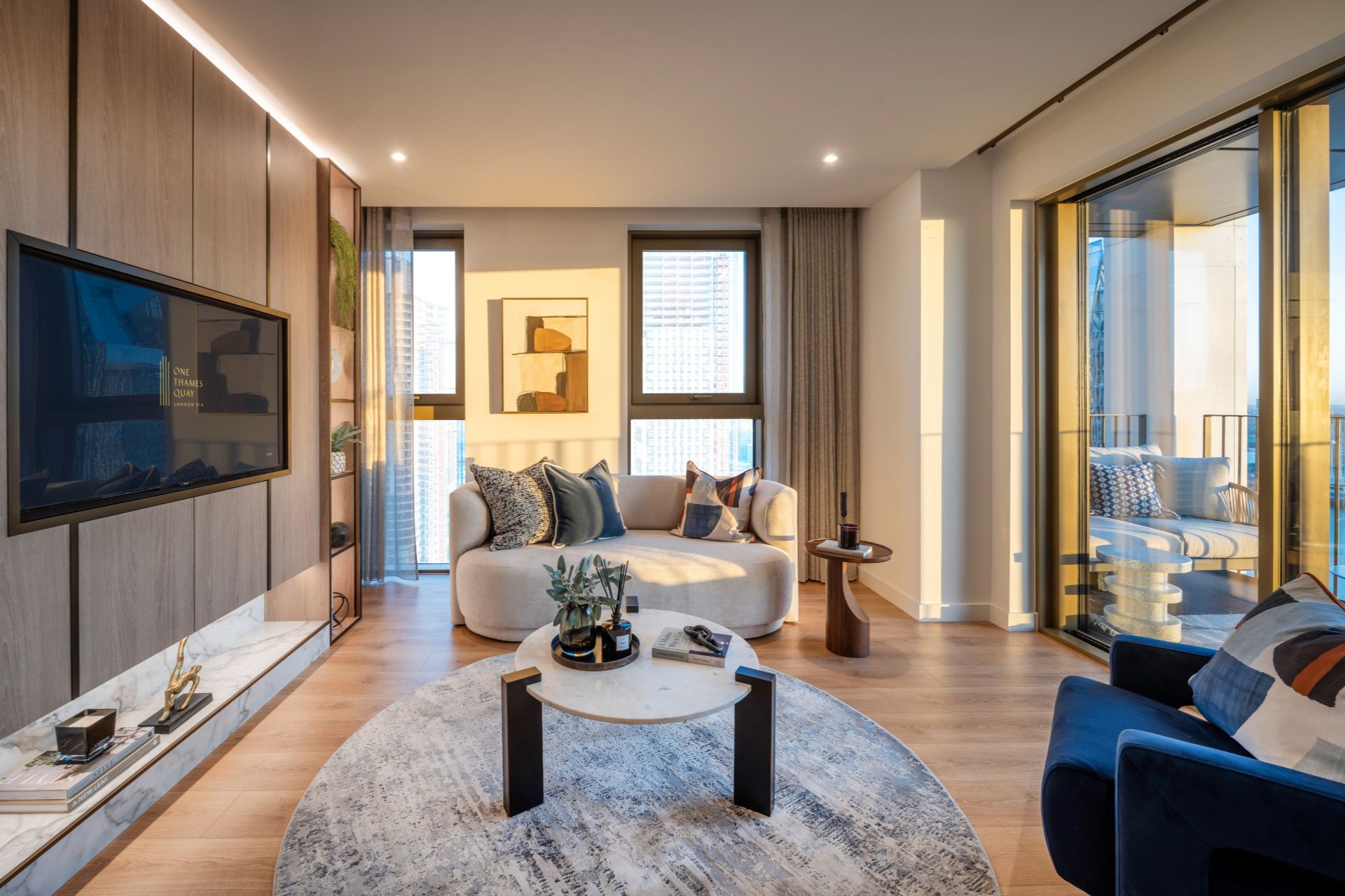 Show apartment at One Thames Quay