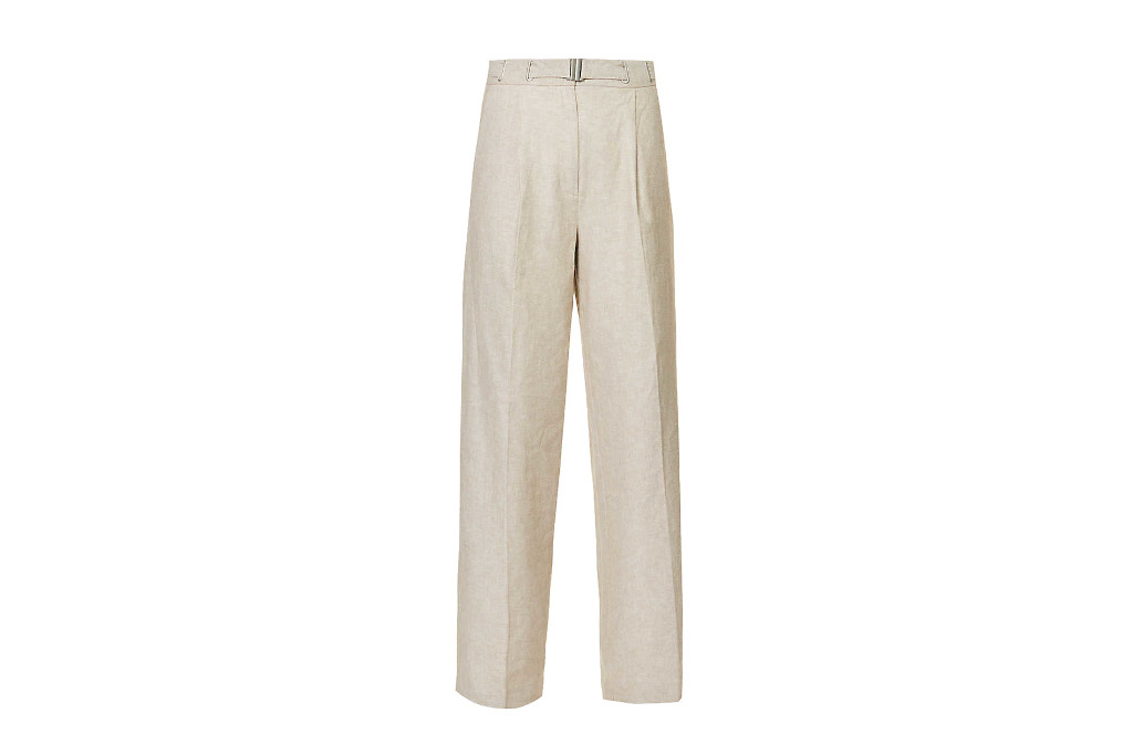 Beige trousers