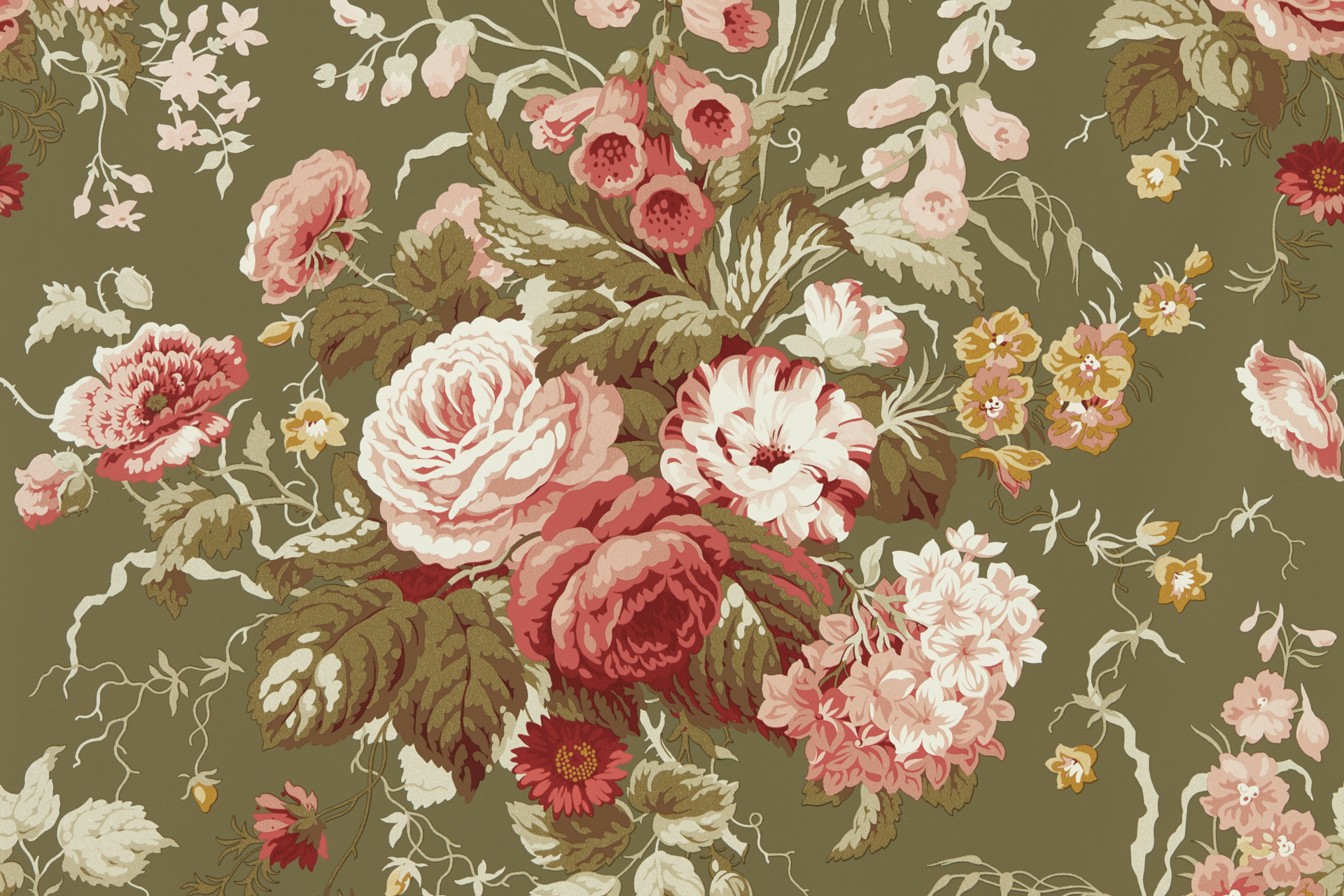 Floral wallpaper