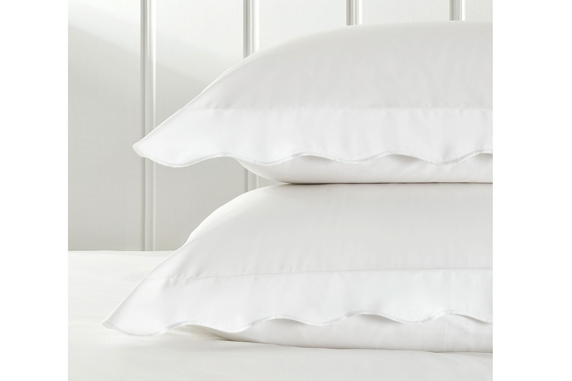 Scallop Edge Oxford Pillowcase – Single