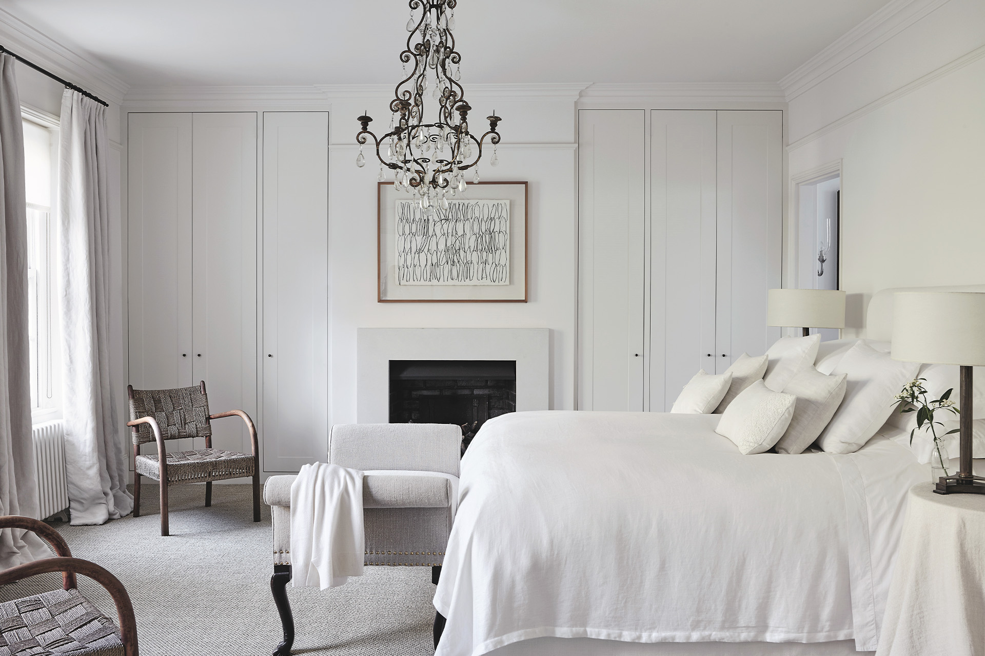Bedroom featuring The White Company products
