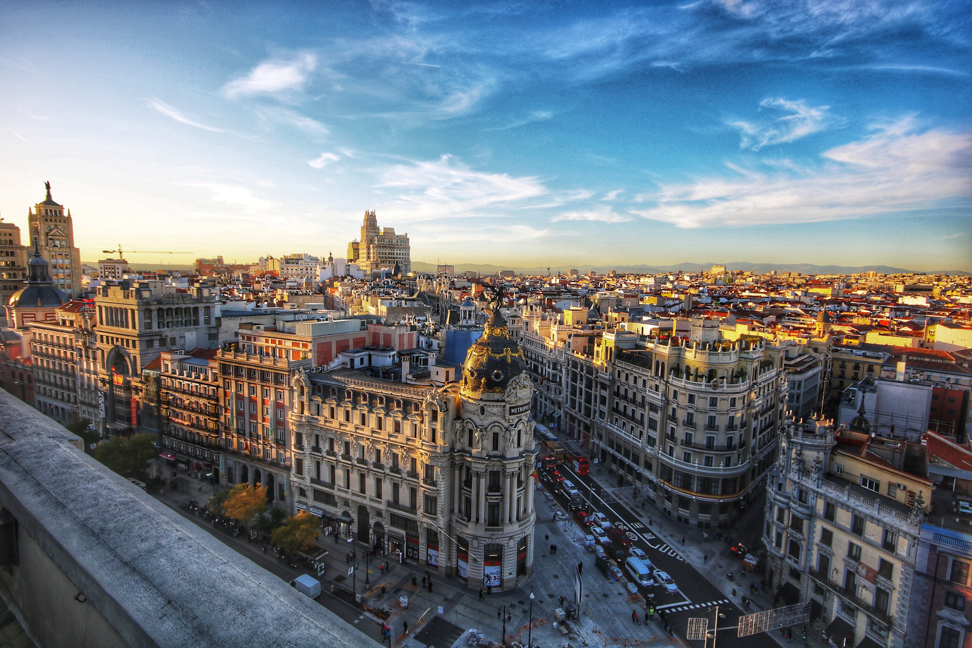 The Cerberus heatwave hits Madrid, Spain