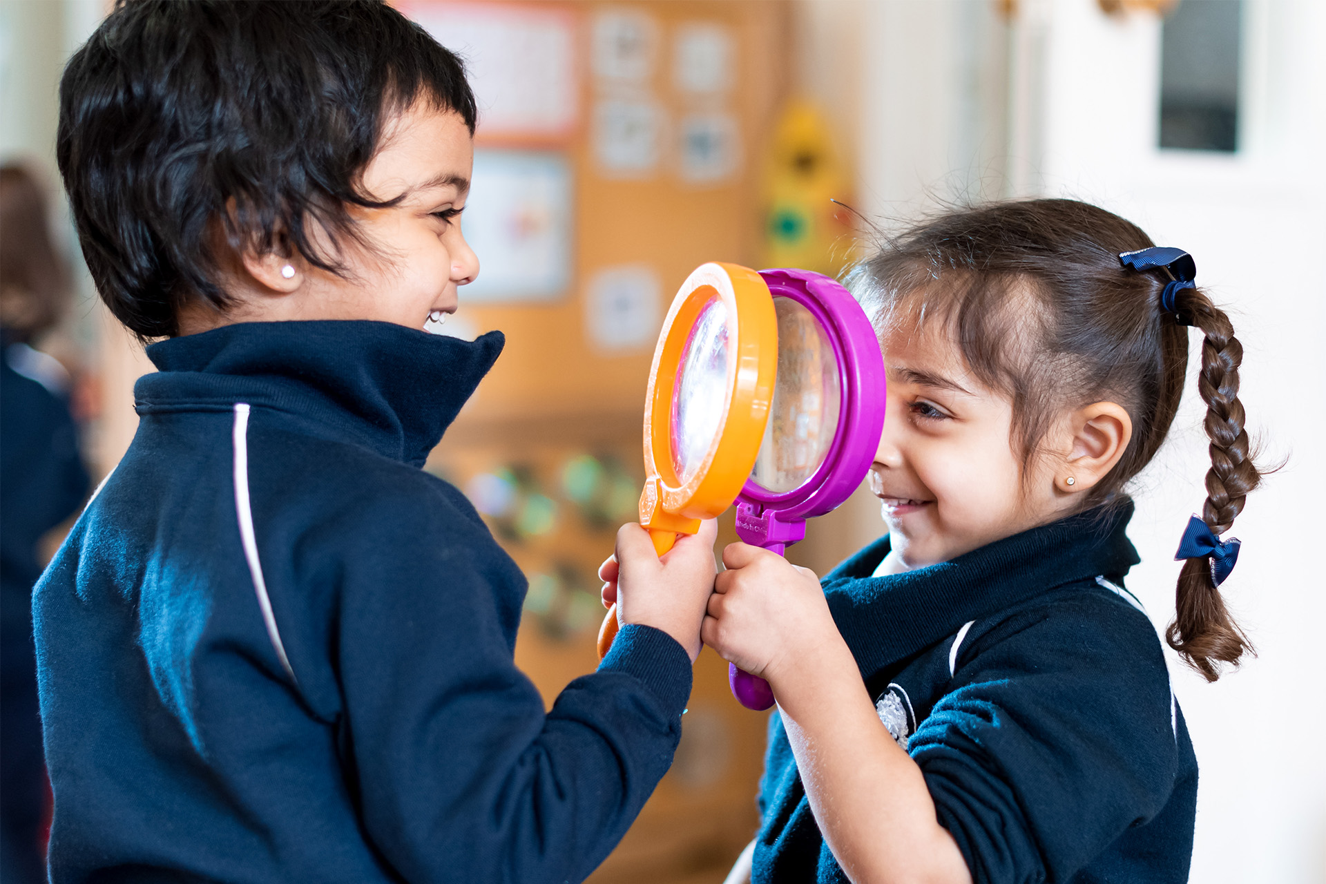 Children at Devonshire House Nursery playing together