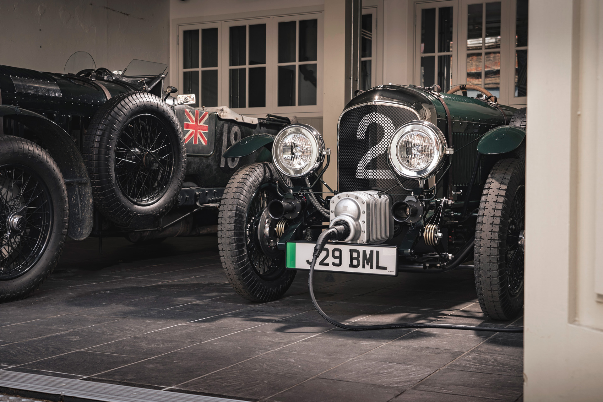 The bentley blower junior on charge