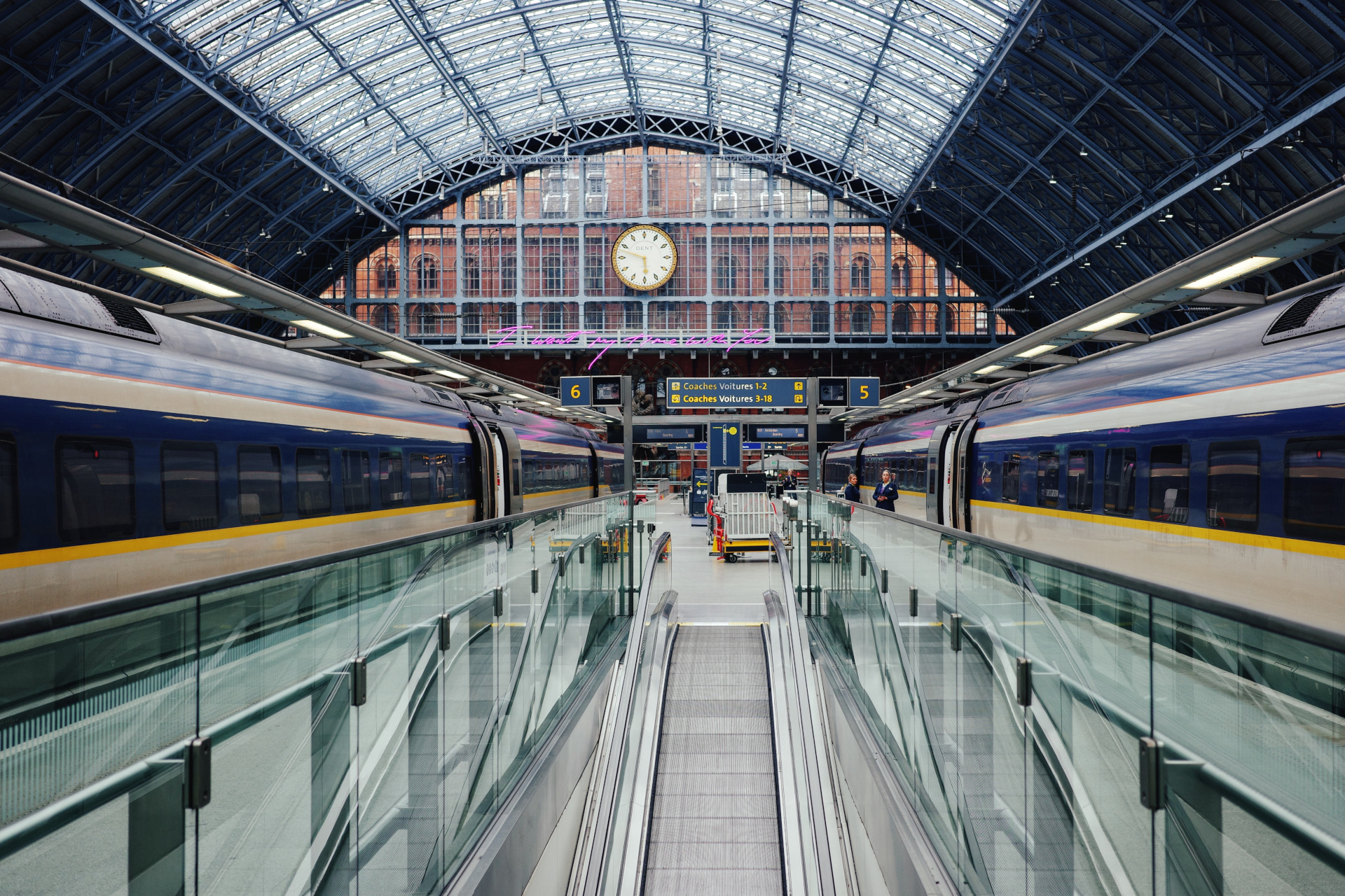 St Pancras station