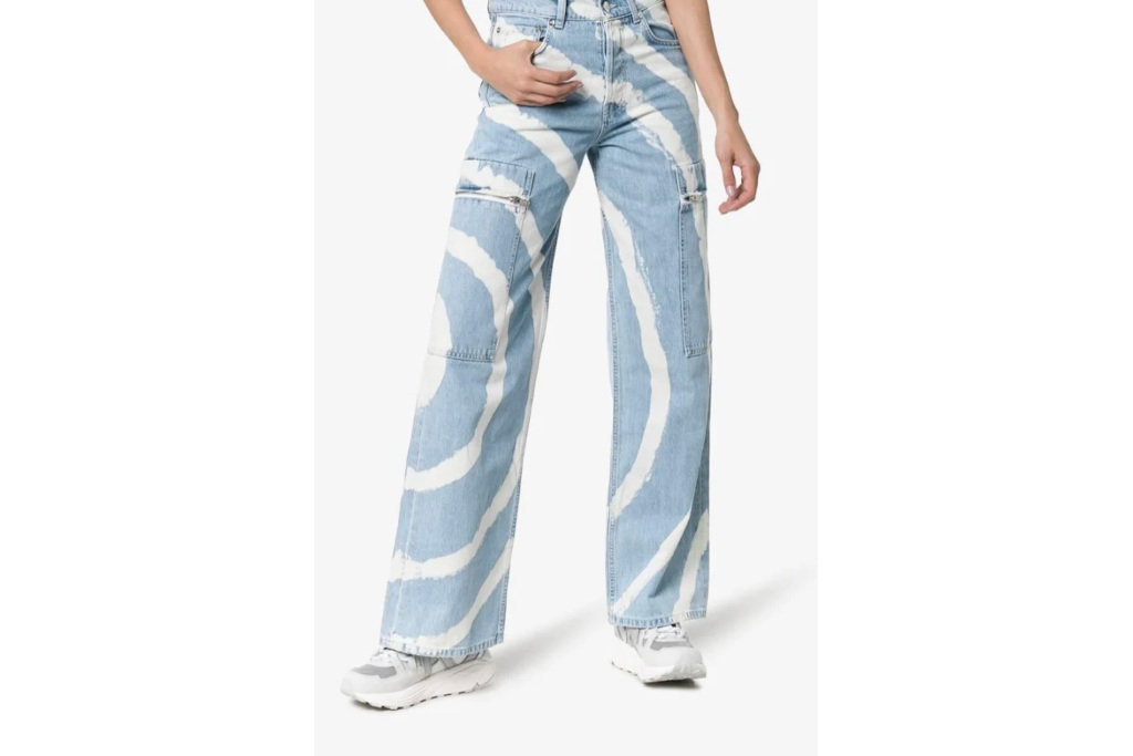 Bleached jeans
