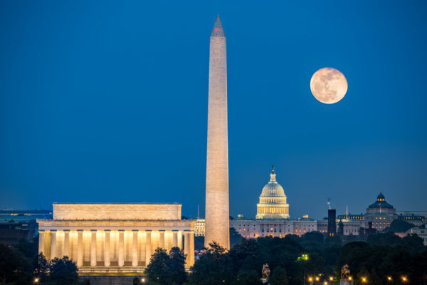 Supermoon in Washington