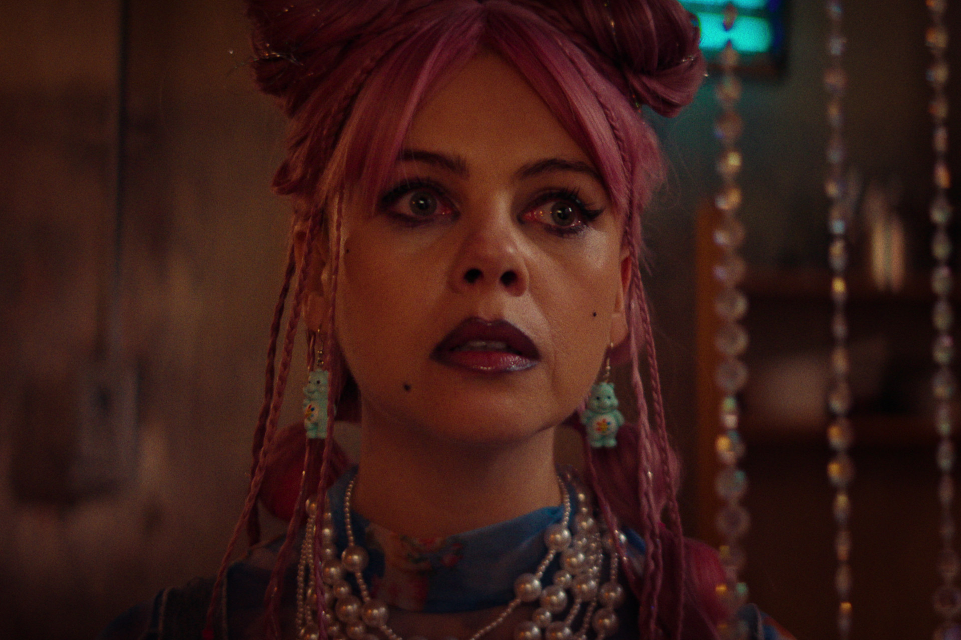 Saoirse Monica Jackson as Feeney in How To Get To Heaven From Belfast.