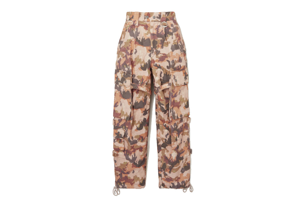 Camouflage cargo pants