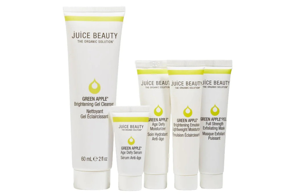 Skincare bottles
