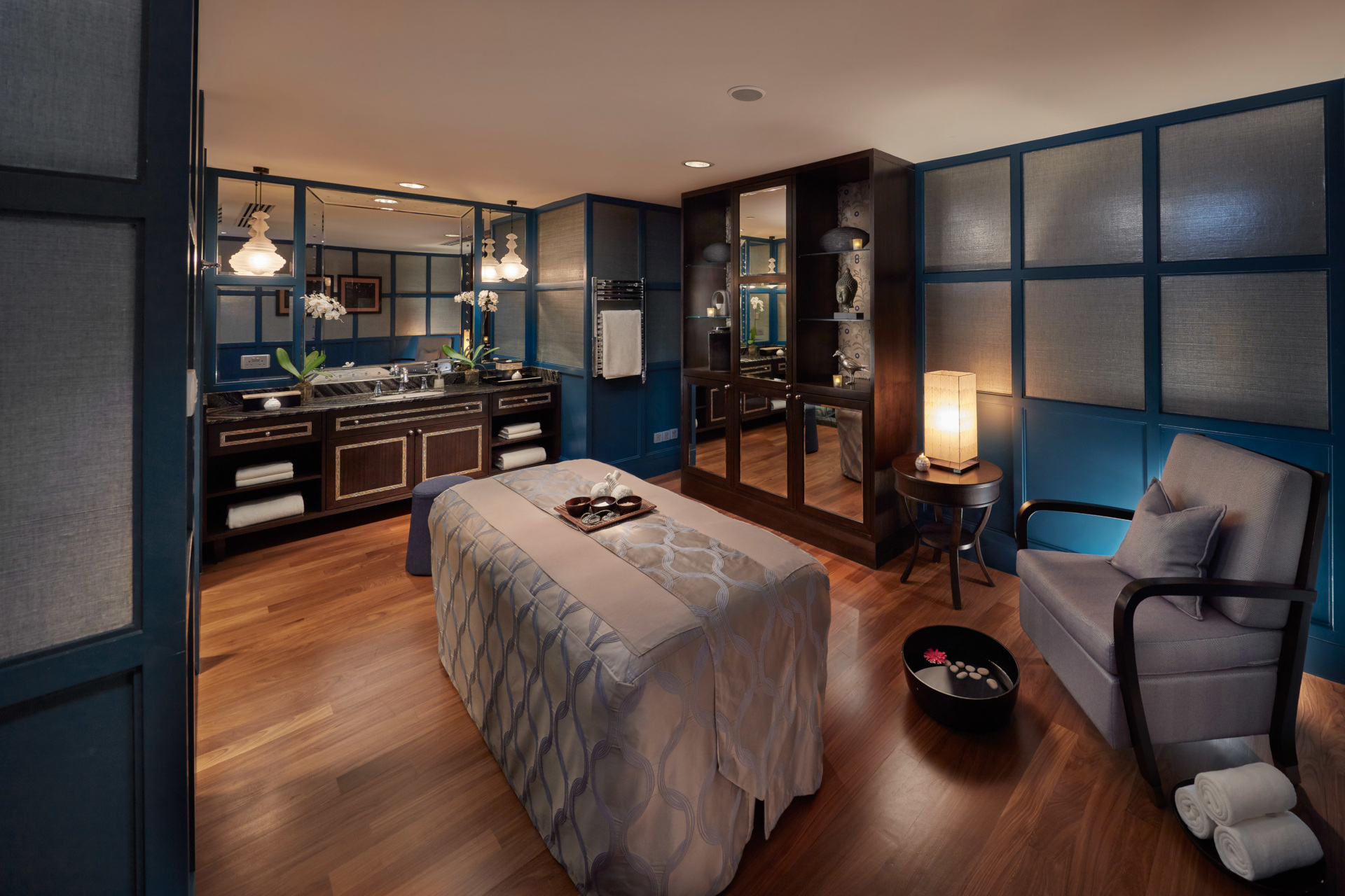 Spa treatment room