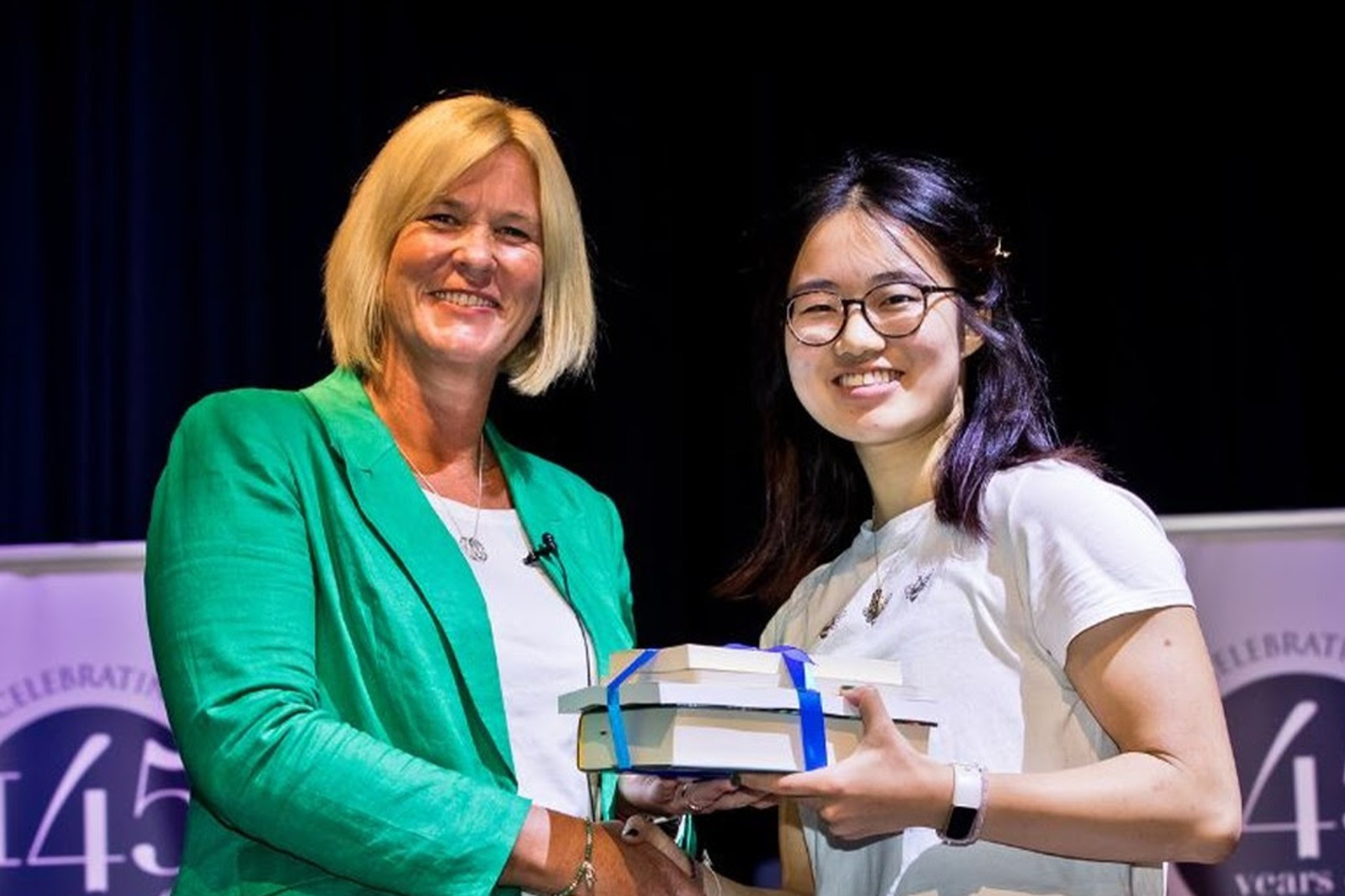 Mandy Hickson visits Northampton High School for special Speech Day and Prize Giving event