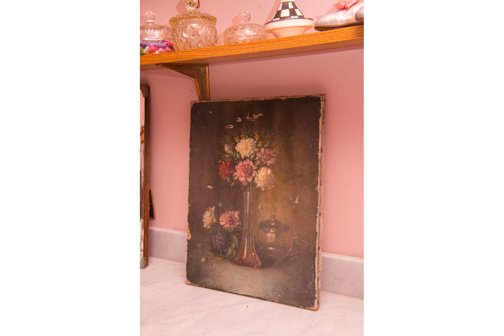 Floral antique painting