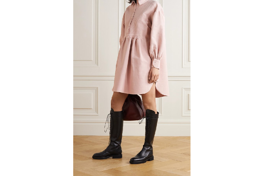 Woman in pink