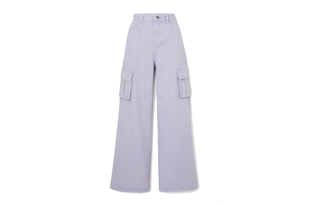 Purple trousers