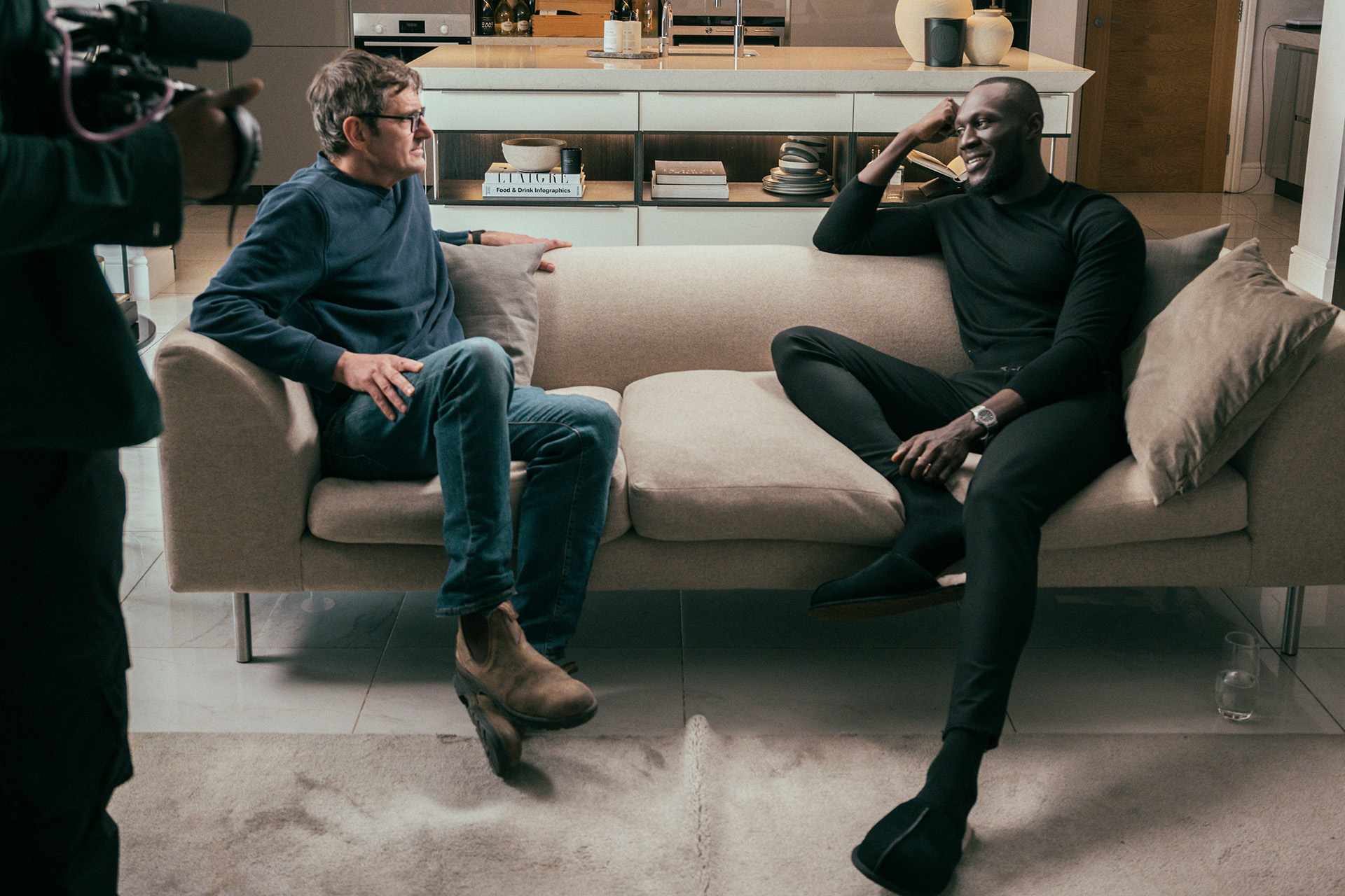 Louis Theroux and Stormzy interview (Credit: BBC/Mindhouse)