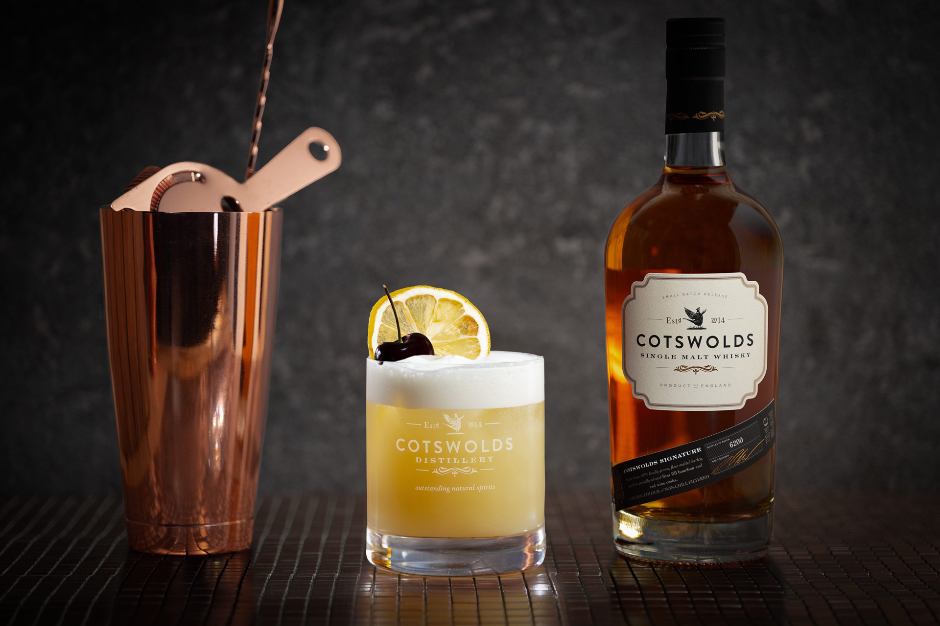 Whisky sour cocktail
