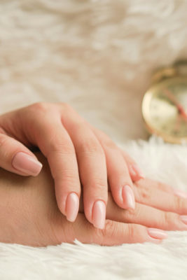 Close up of hands with painted nails | London Nail Salons