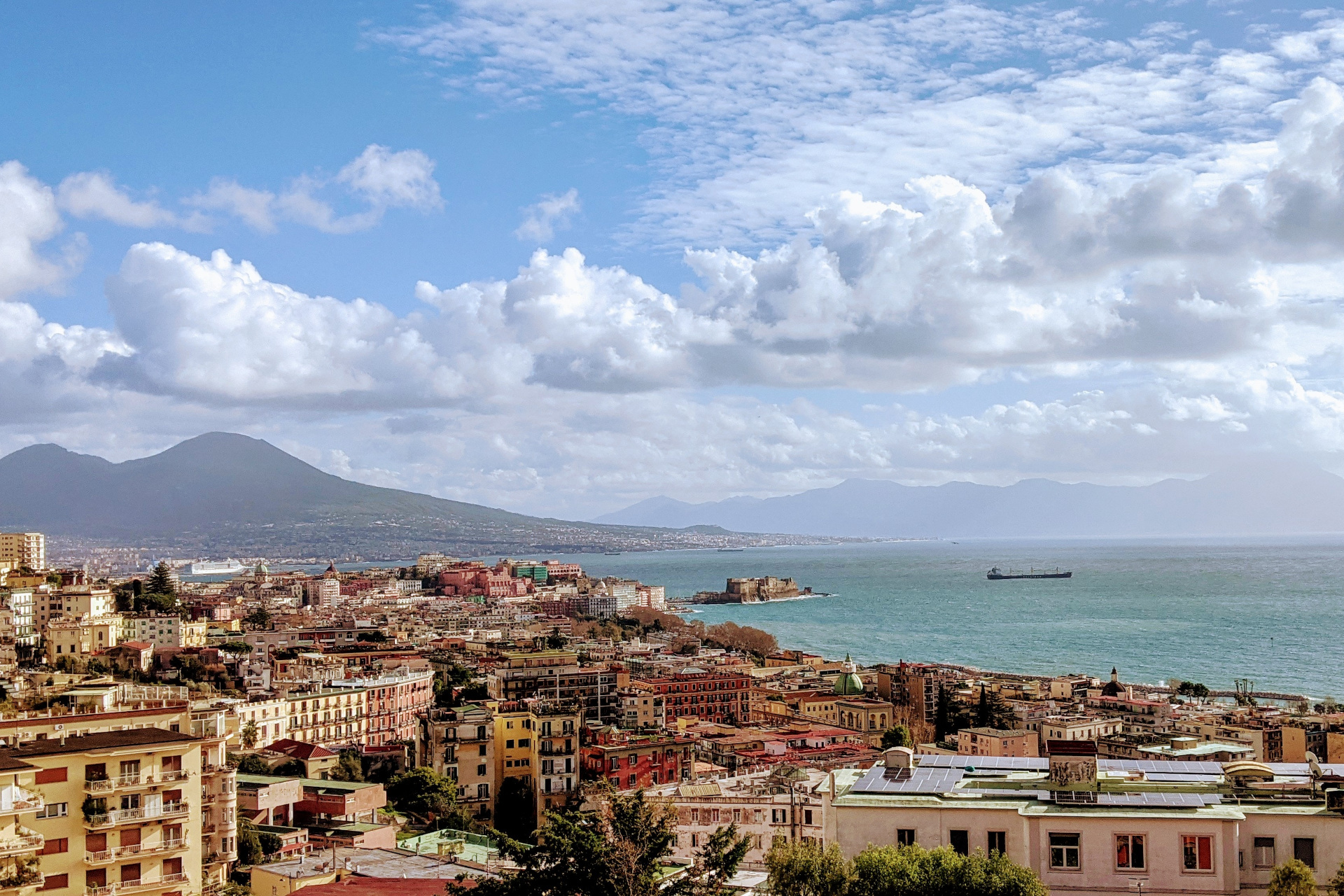 View over Naples