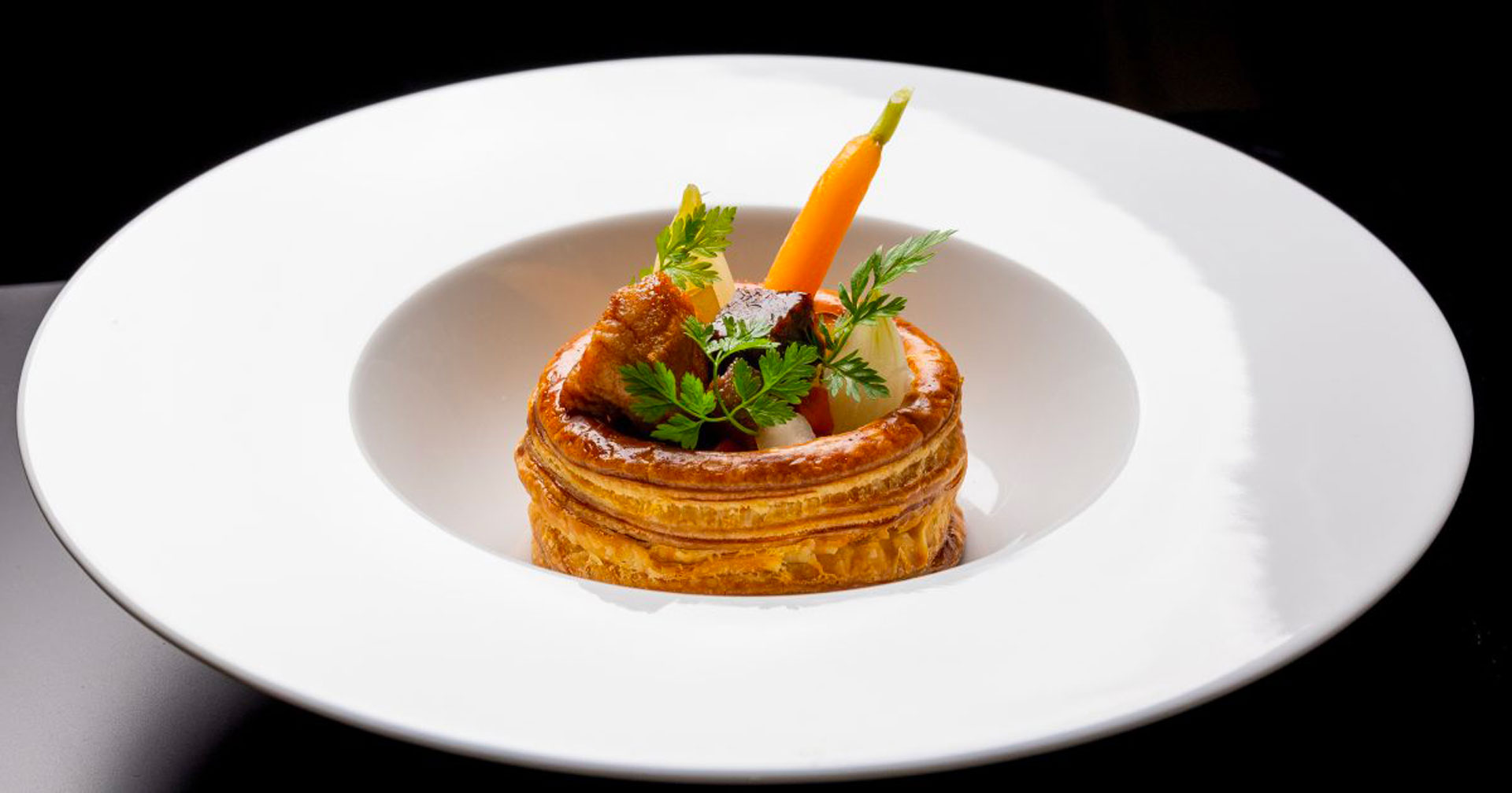 Vegetable compost tart at Dinner by Heston Blumenthal