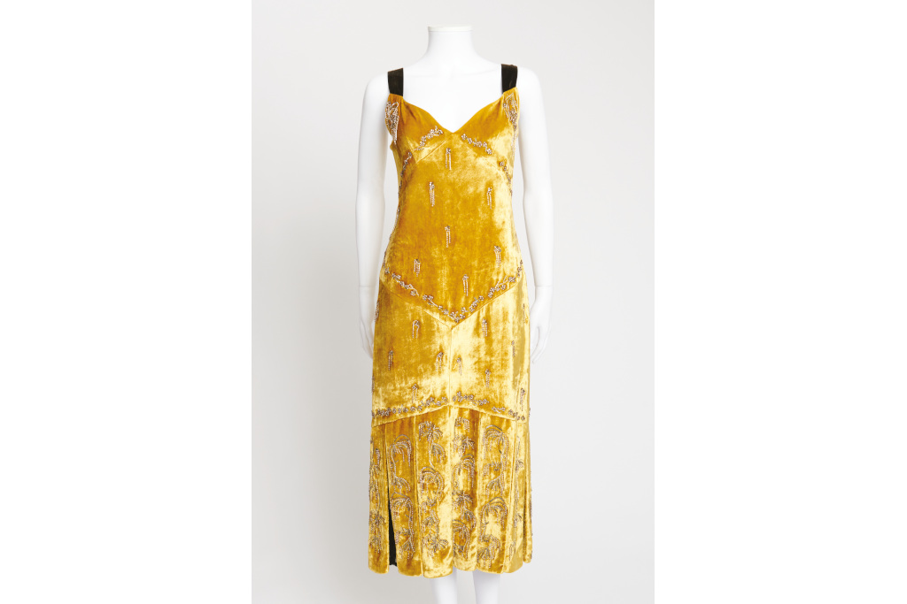 Gold dress