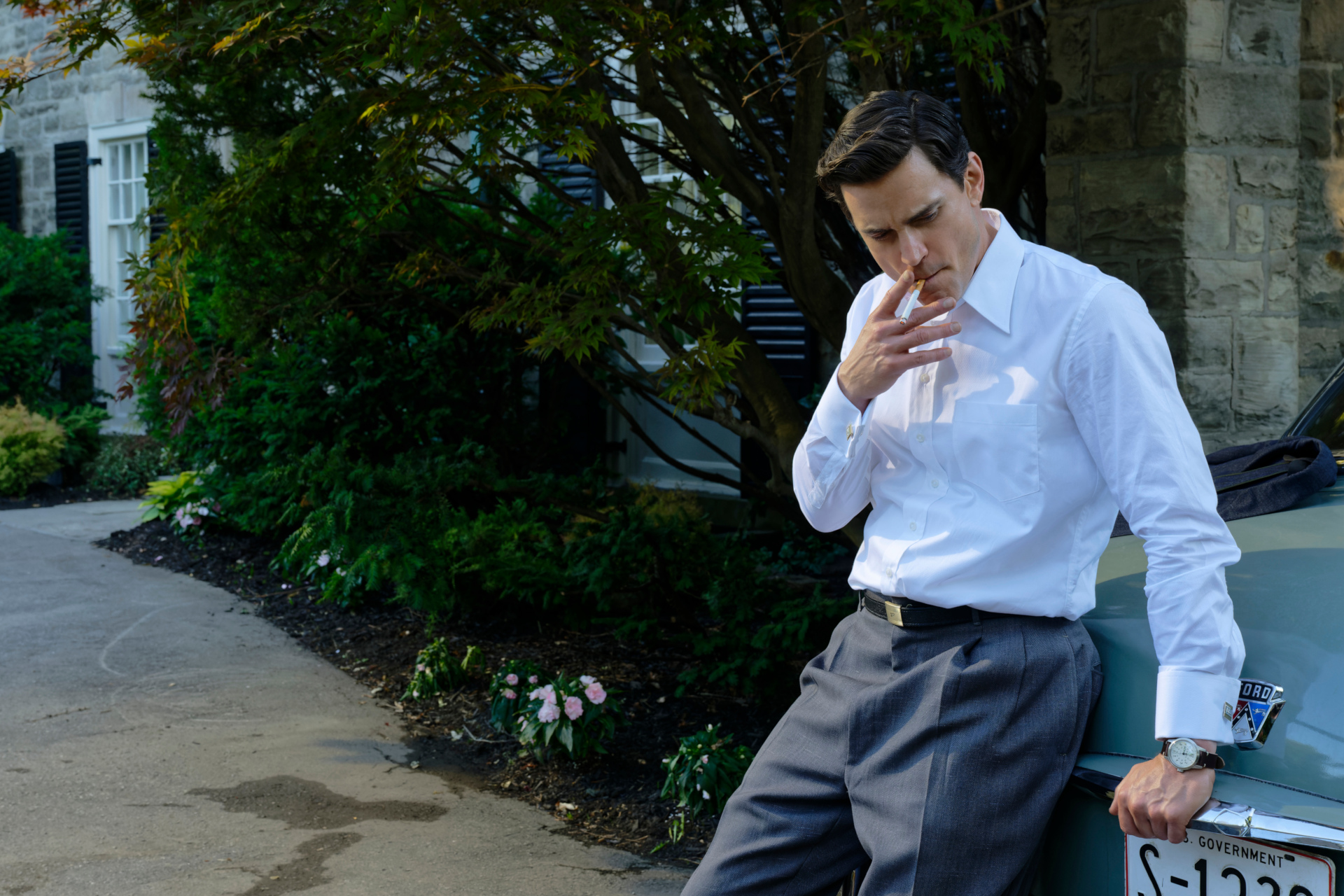 Matt Bomer as Hawkins Fuller in FELLOW TRAVELERS