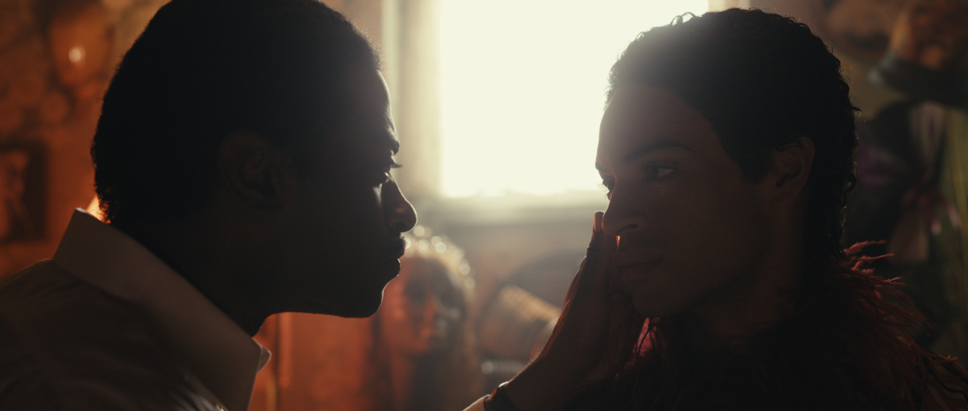 Jelani Aladdin as Marcus Hooks and Noah J. Ricketts as Frankie Hines in FELLOW TRAVELERS