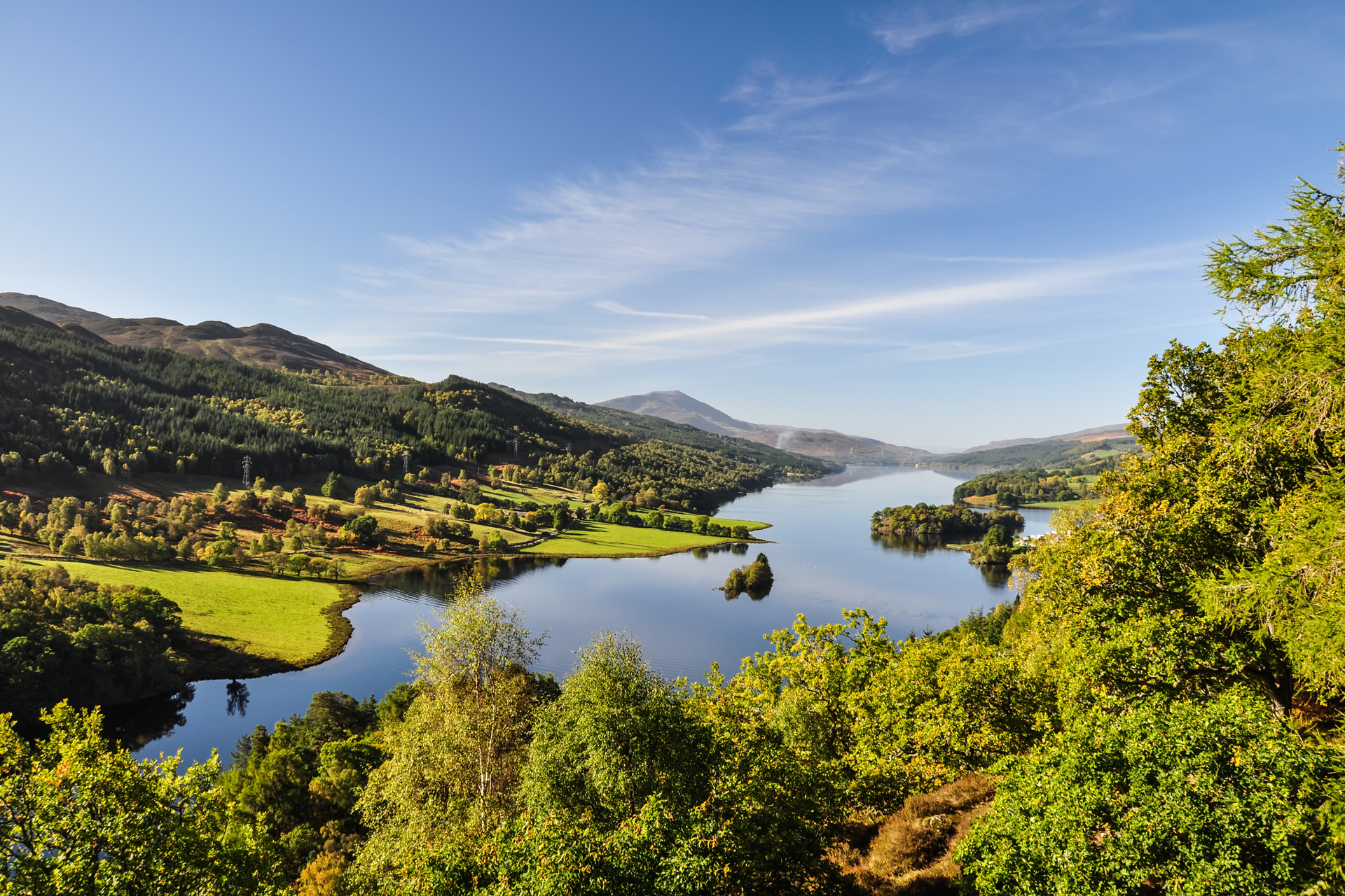 Queen's View at Loch Tummel, Scotland