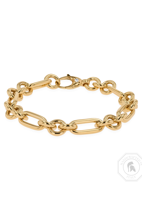 A gold bracelet