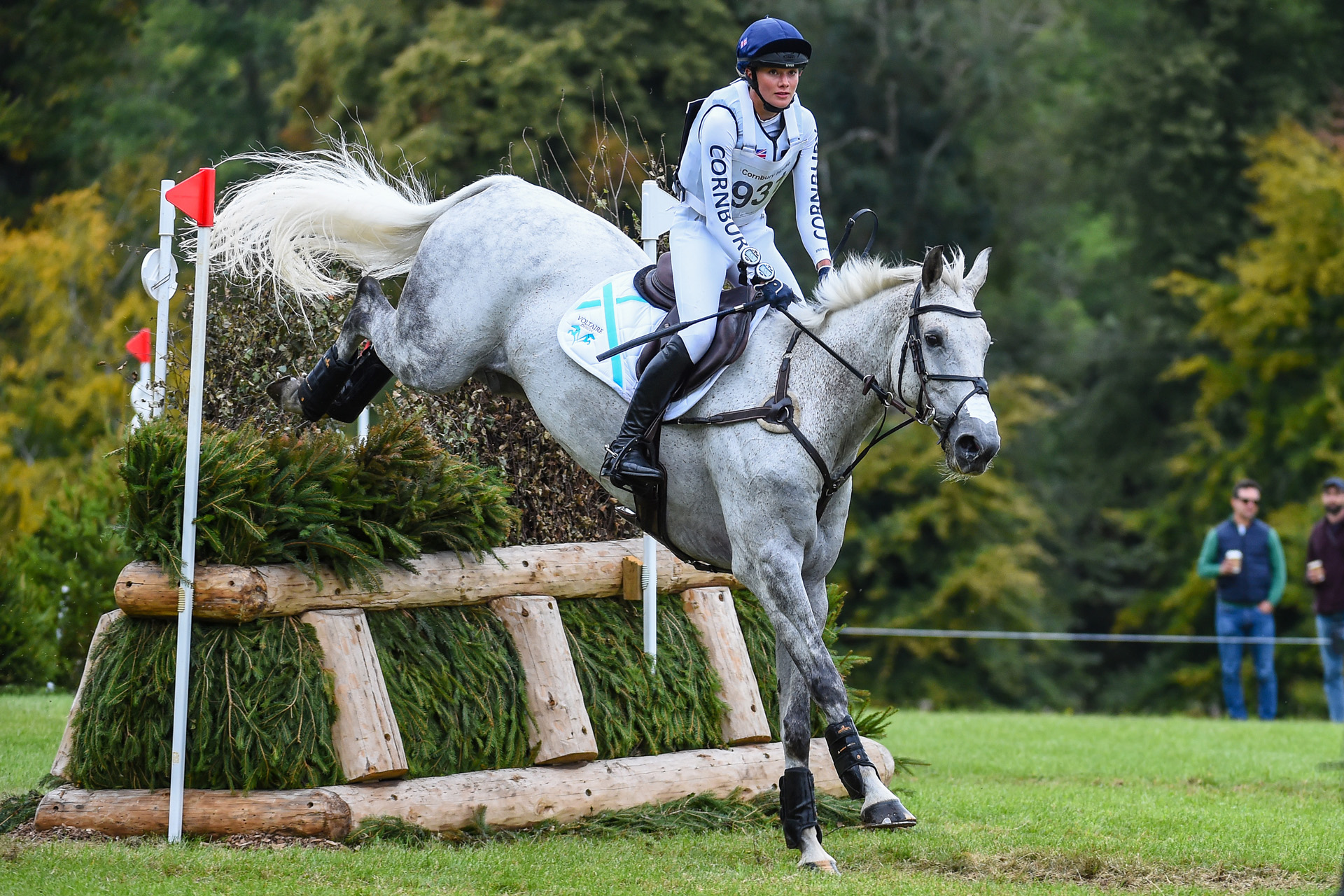 Jemima Howden competing at Cornbury House Horse Trials