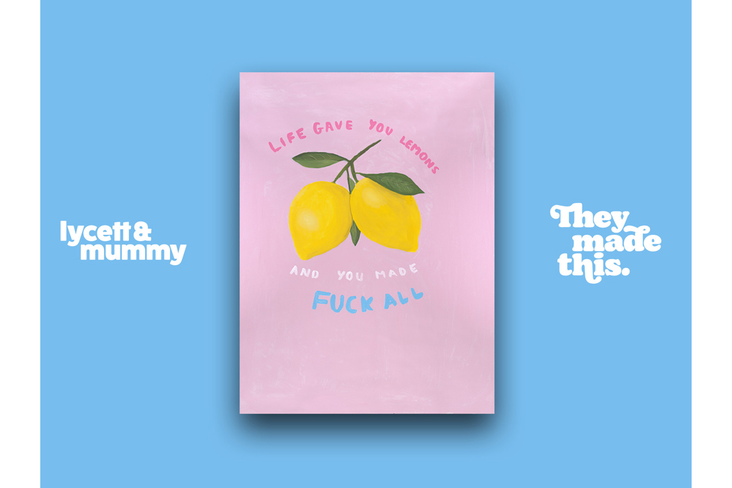 A painting of lemons by Joe Lycett