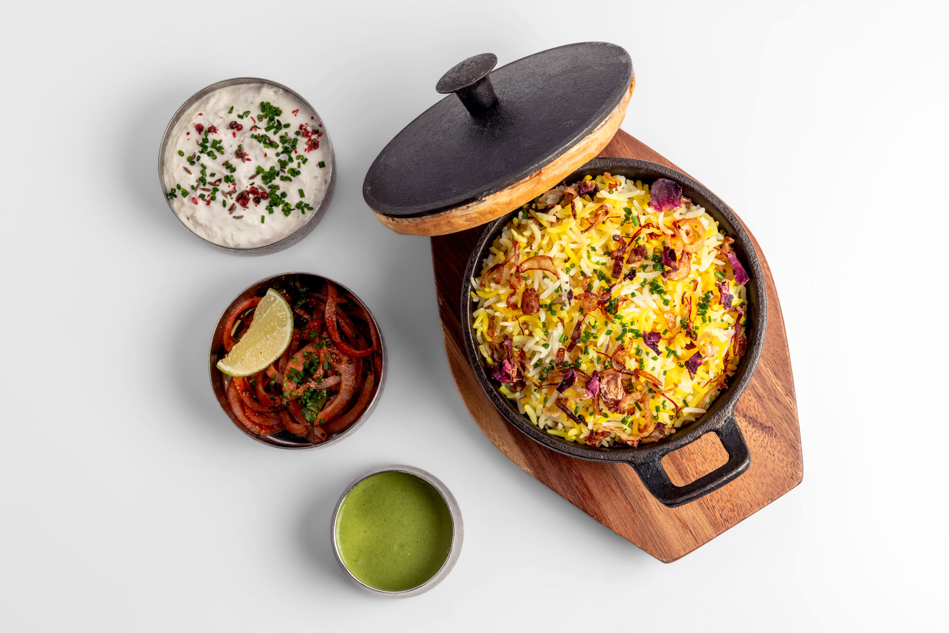 Veg biryani at Kanishka