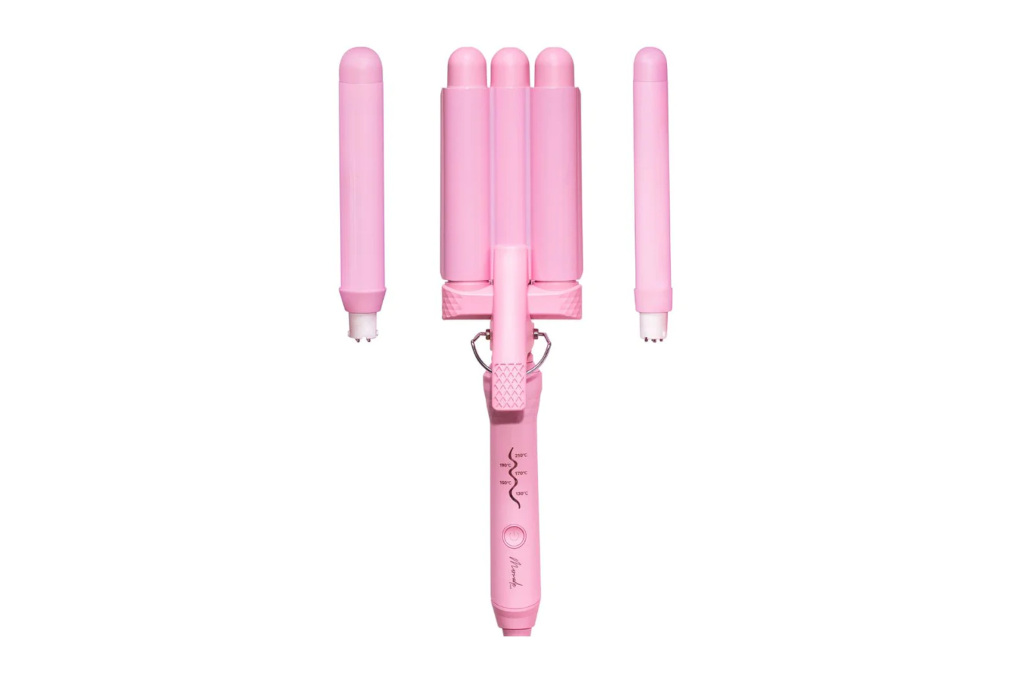 Pink hair curler