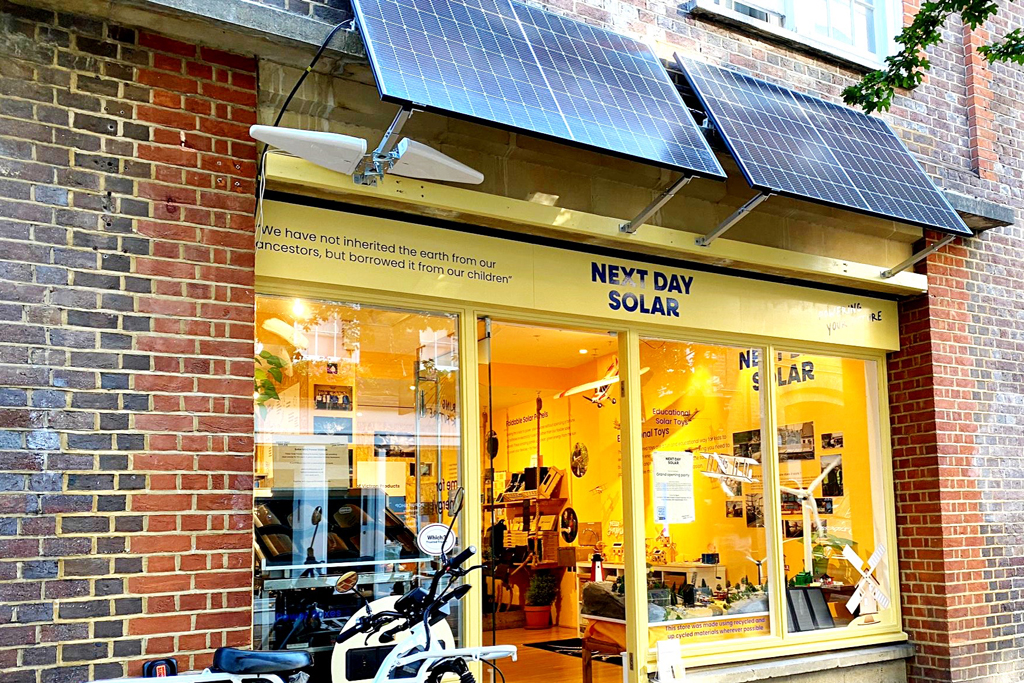 Inside London's First Solar Powered Pop-Up Shop