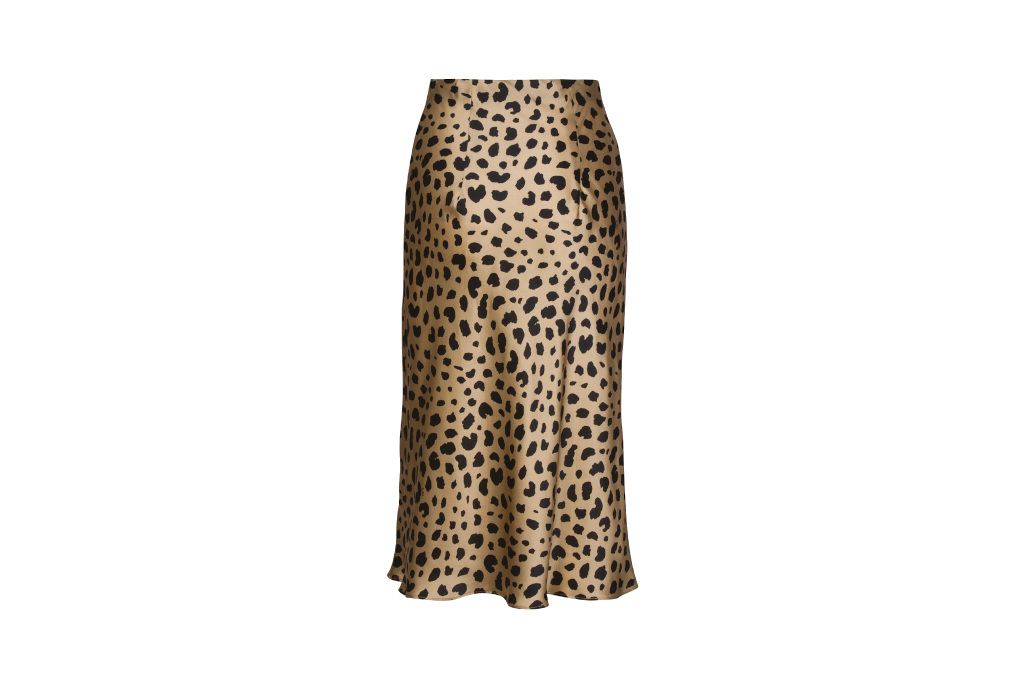 Leopard print skirt