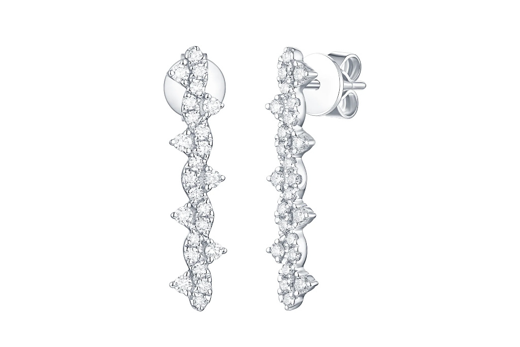 Silver earrings