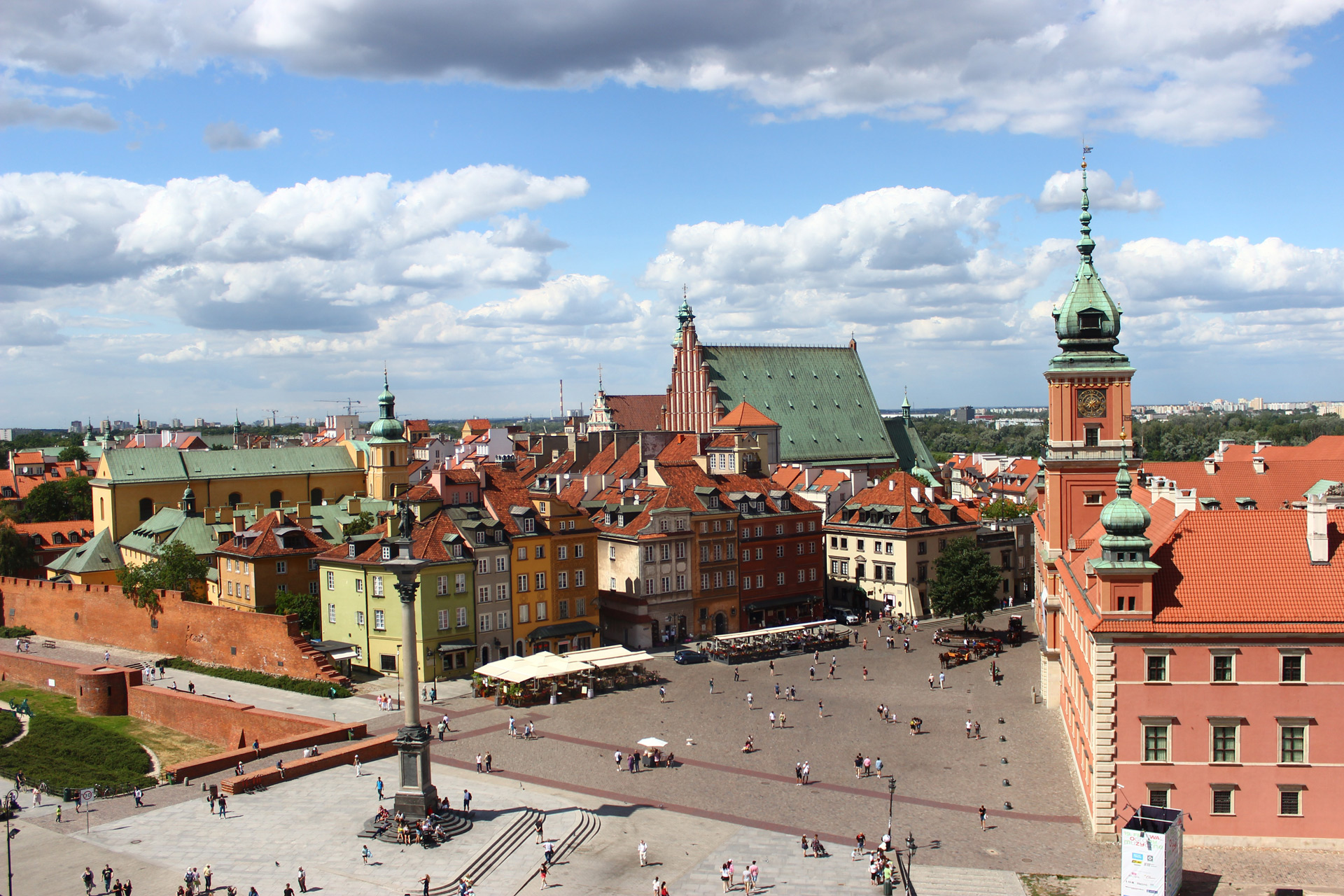 Warsaw old town.