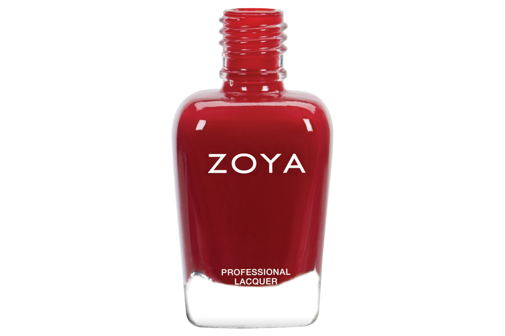 Red nail varnish