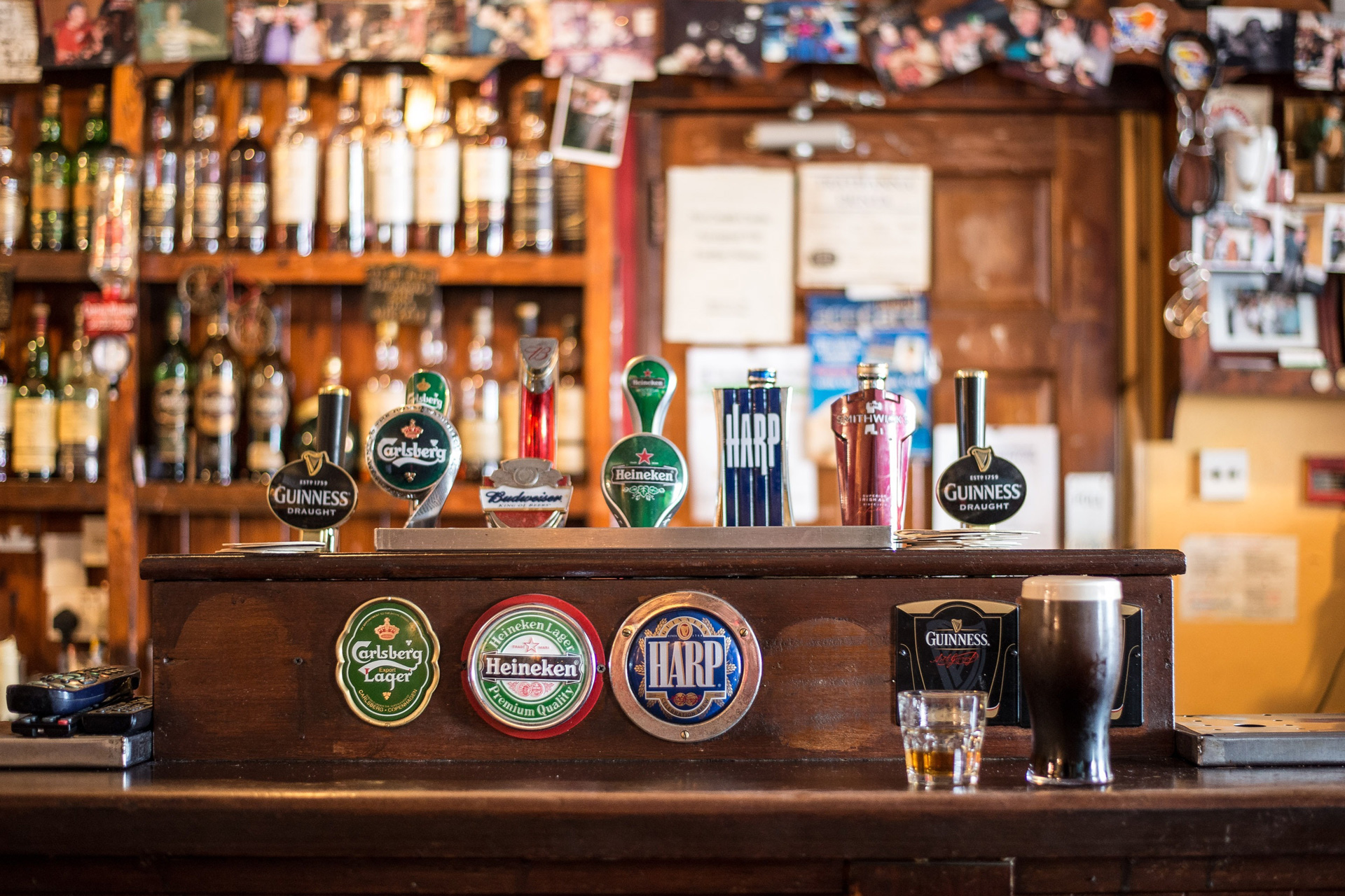 Pints at a pub