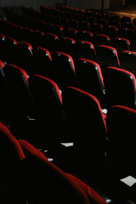Red seats in a cinema