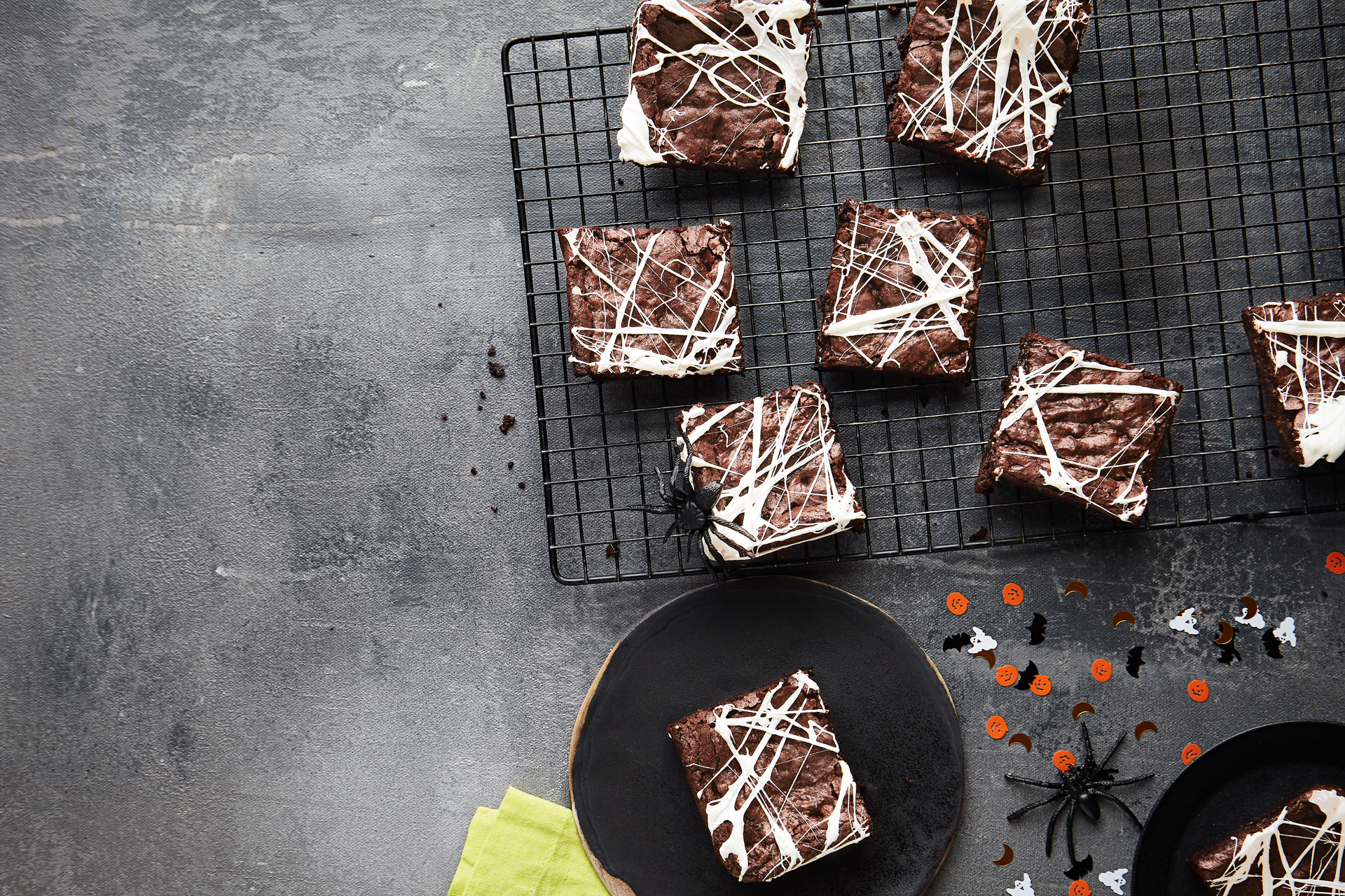 Halloween brownies