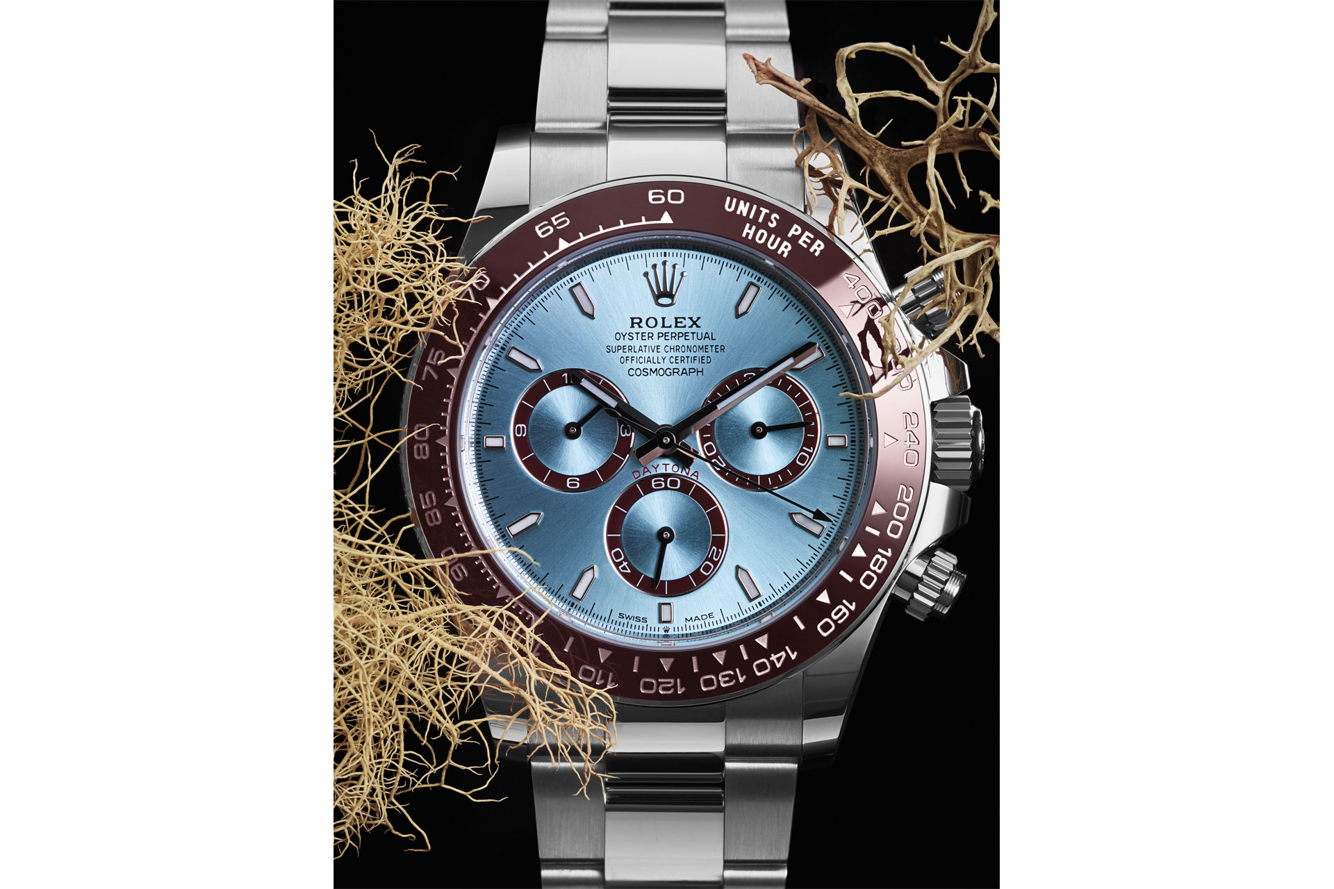 Watches shot against nature background