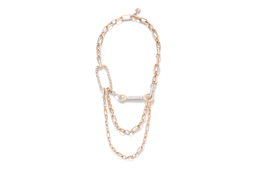 Gold chain necklace - punk jewellery