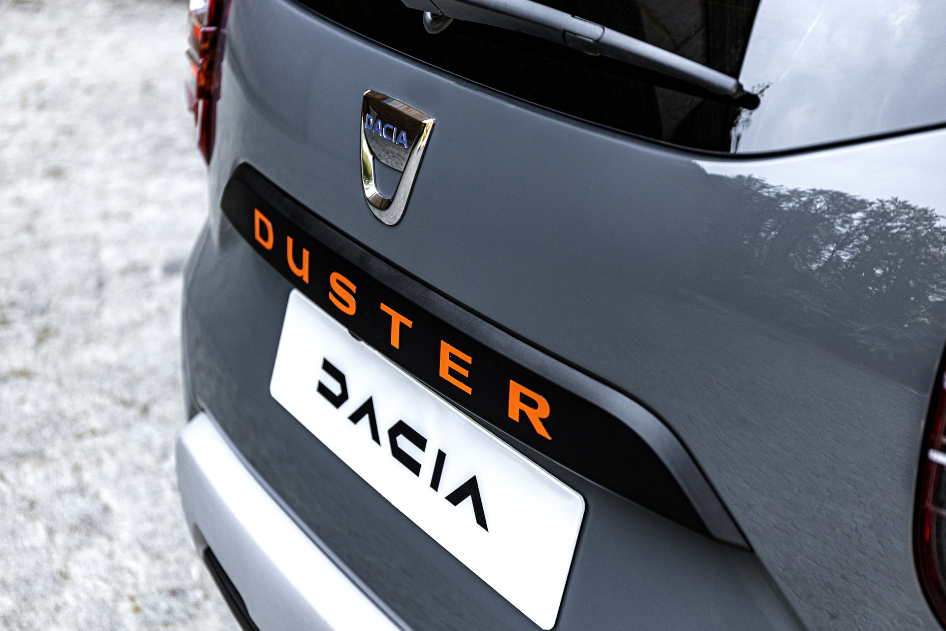 Rear of the Dacia Duster Extreme SE Bi-Fuel