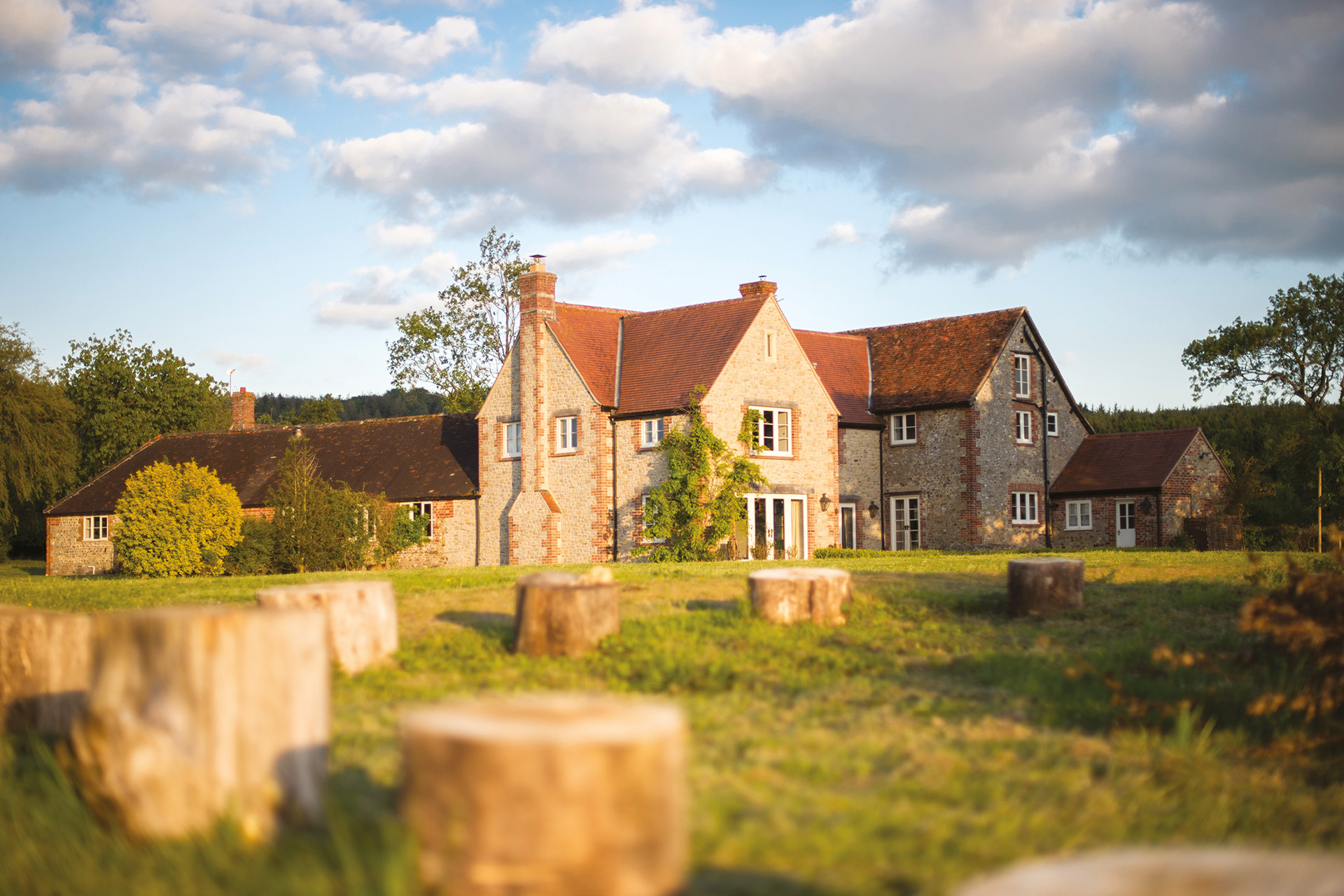 Retreat accommodation exterior building