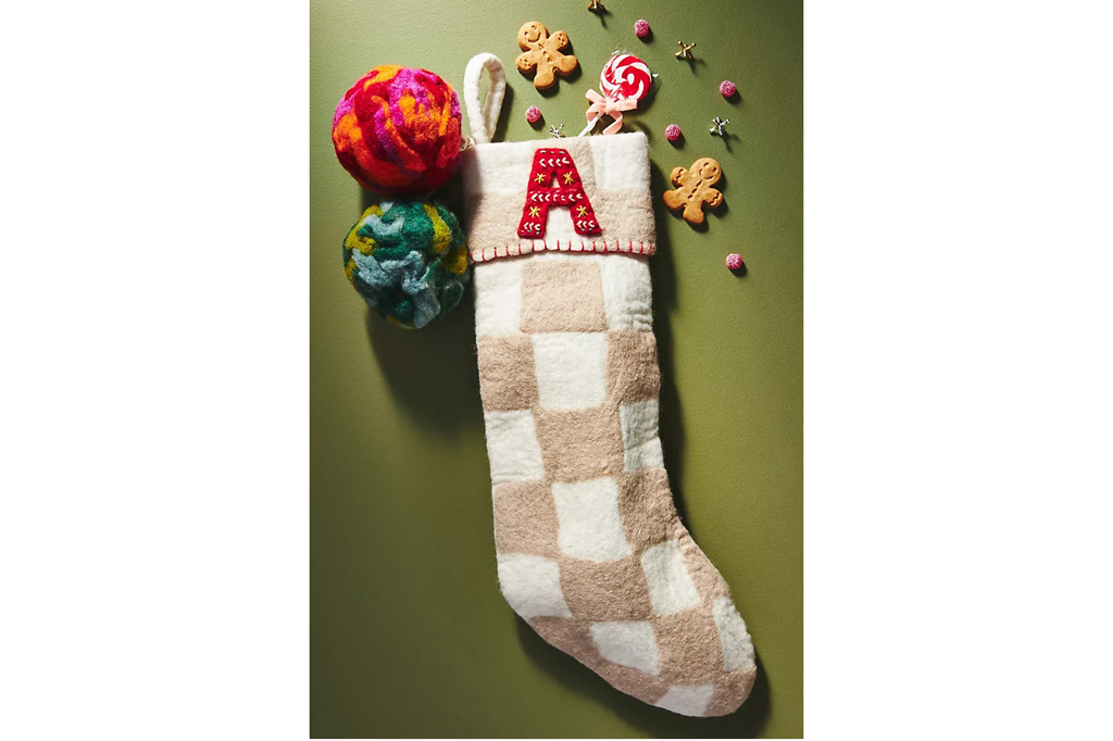 Anthropologie Christmas stocking