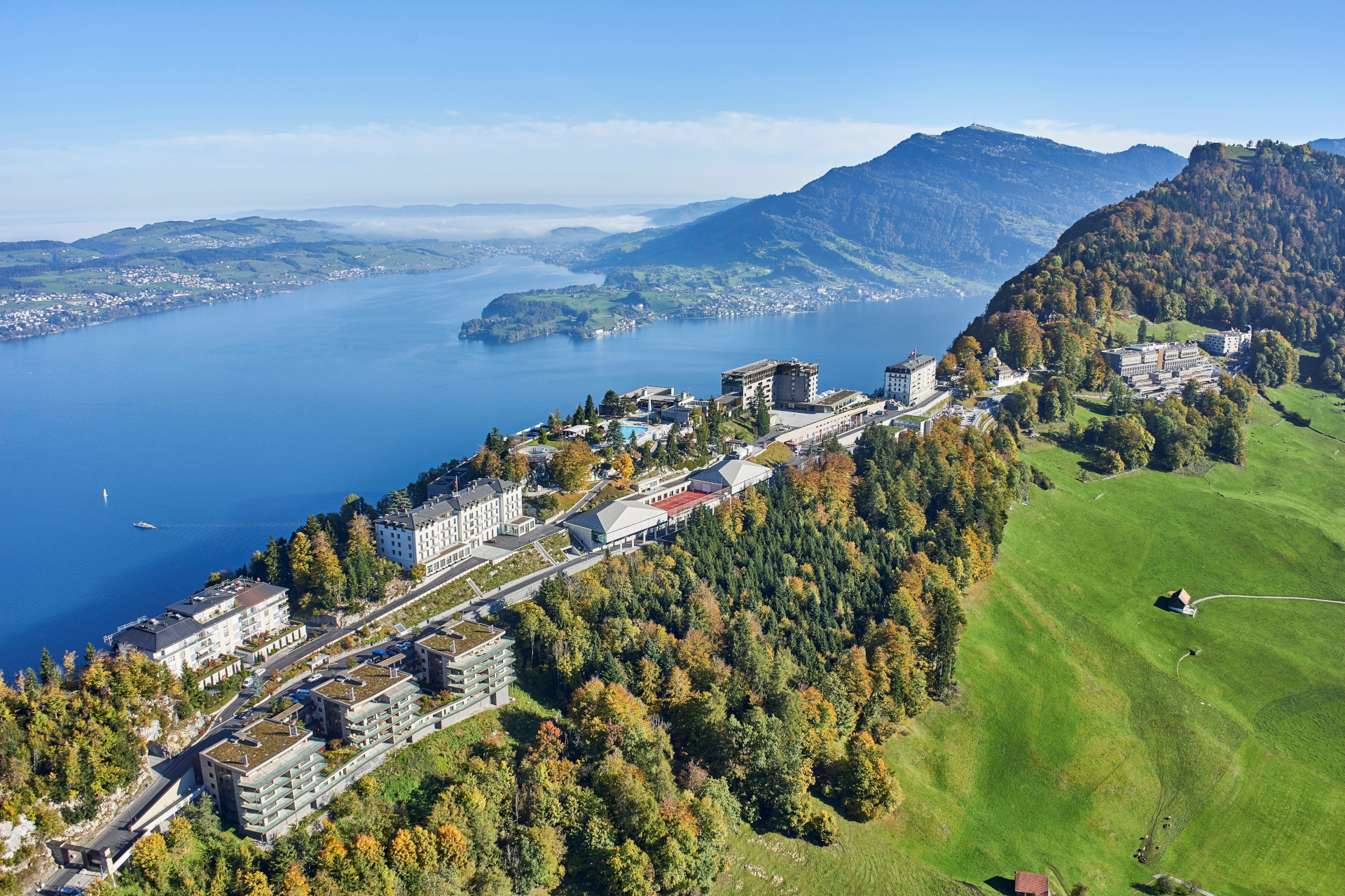 Aerial view of Bürgenstock 